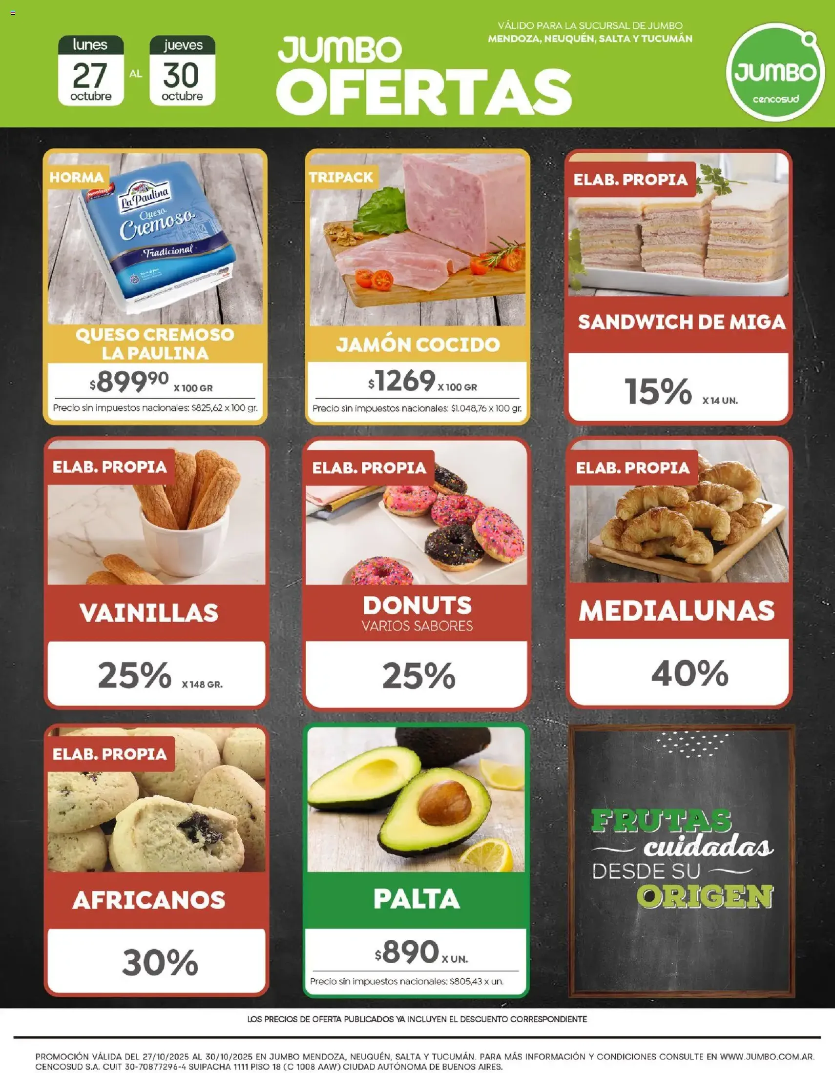 Jumbo ofertas - folleto válido desde 27/10/2025 página 1 de 3