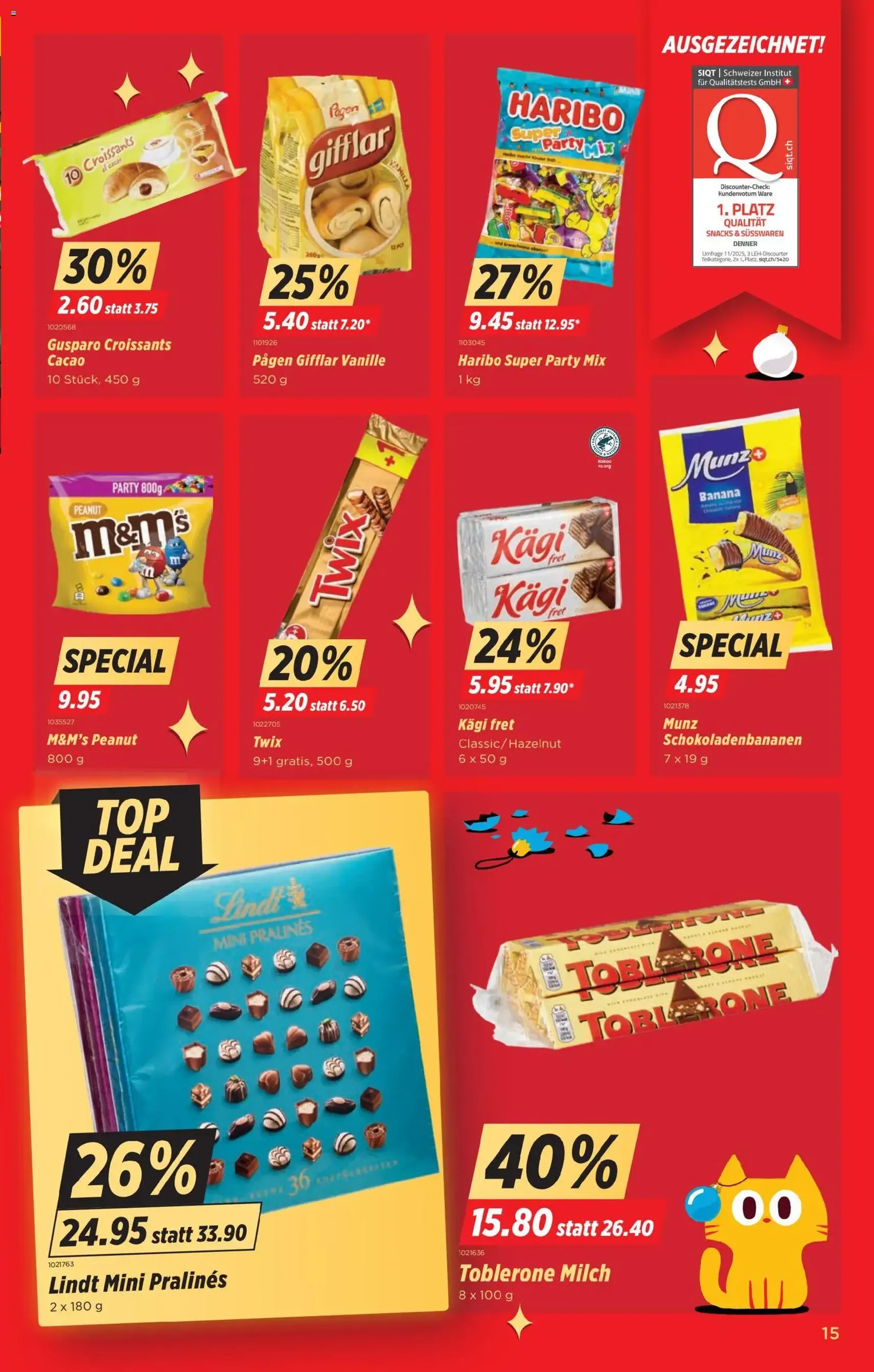 Denner Aktionen - Gültiger Prospekt ab 25.11.2025, Seite 15 von insgesamt 24