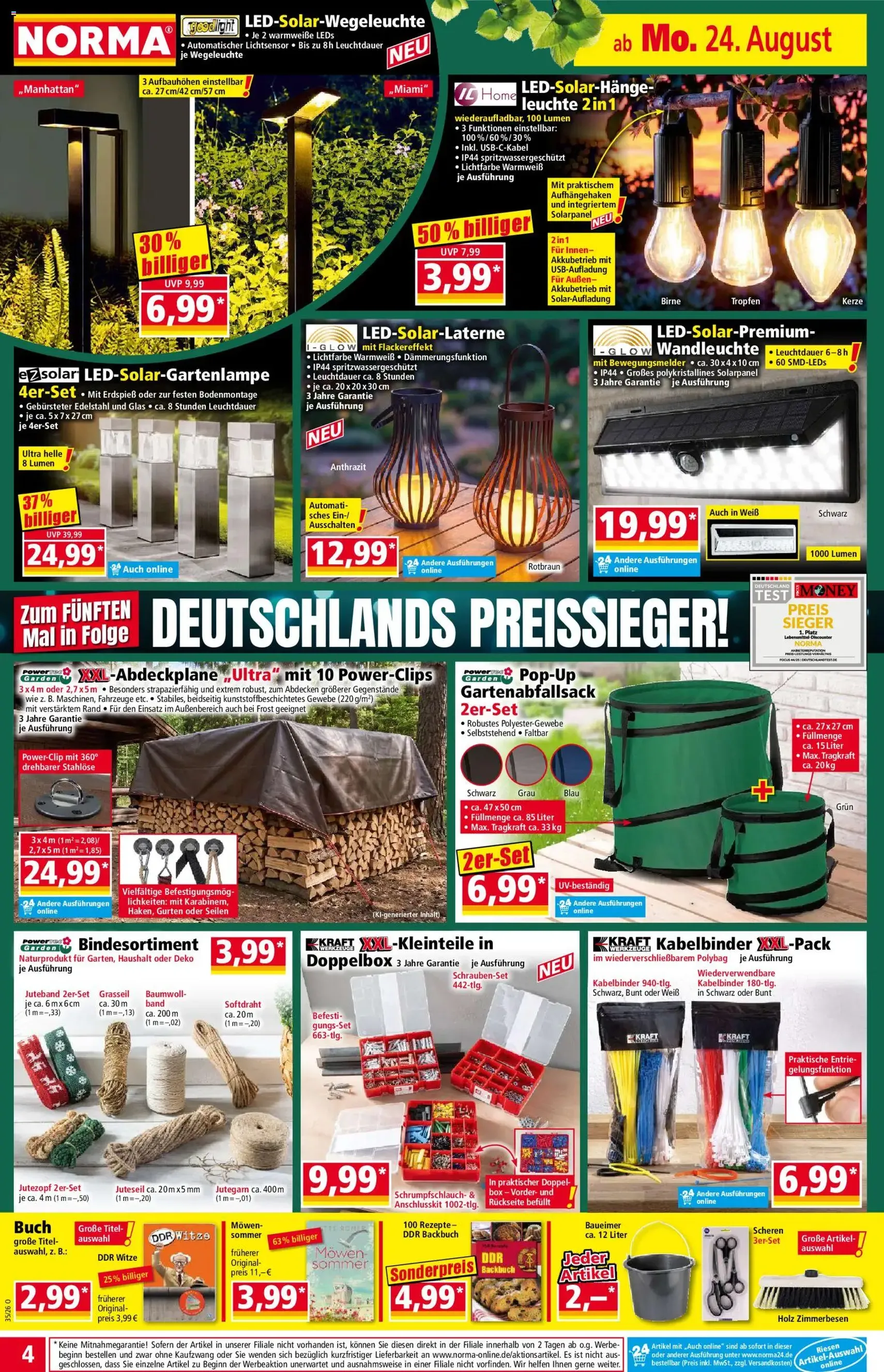 Norma Prospekt - Gültiger Prospekt ab 24.08.2026, Seite 4 von insgesamt 28