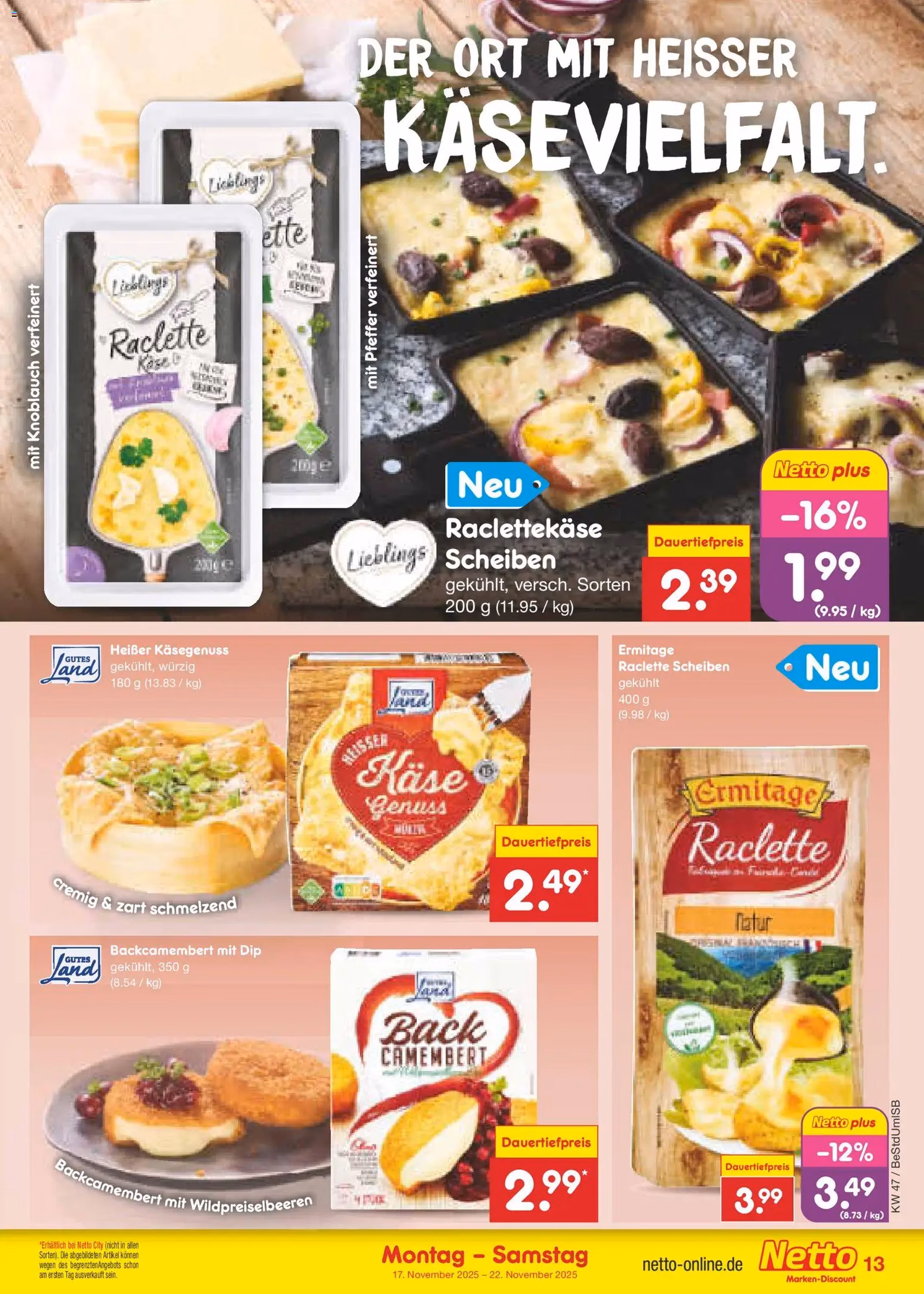 Netto Marken-Discount - Black Friday - Gültiger Prospekt ab 17.11.2025, Seite 13 von insgesamt 60