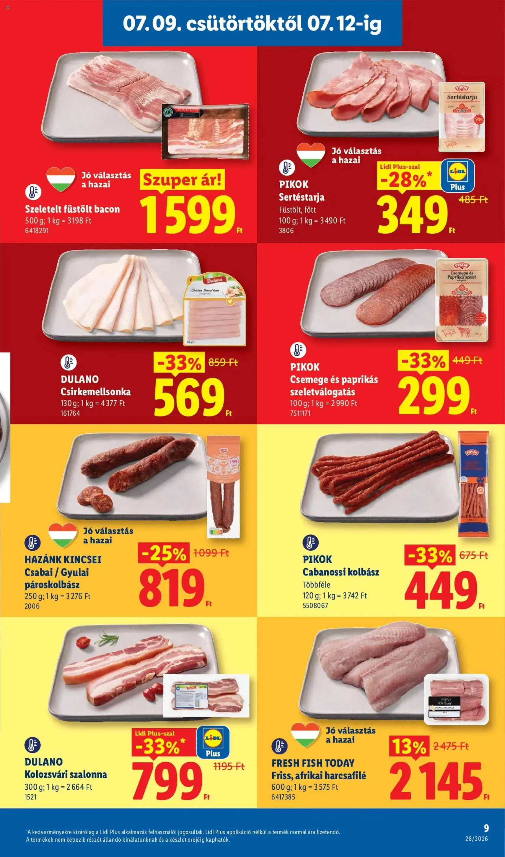 Lidl akciós újság - 2026.07.09. érvényes szórólap 9 oldal 80 oldalból