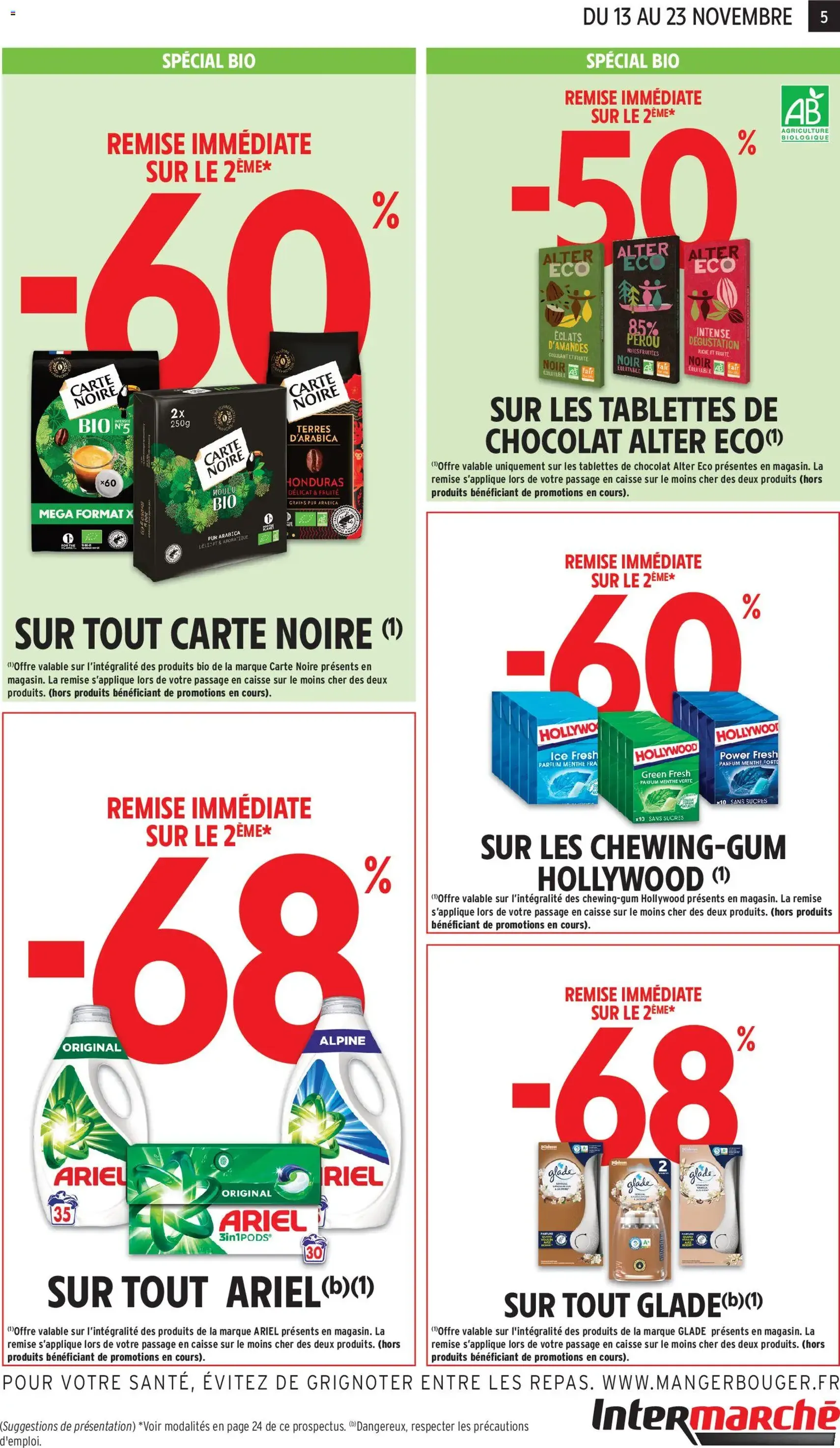 Intermarché catalogue semaine 46 - brochure valable à partir du 13/11/2025, page 5 sur 48