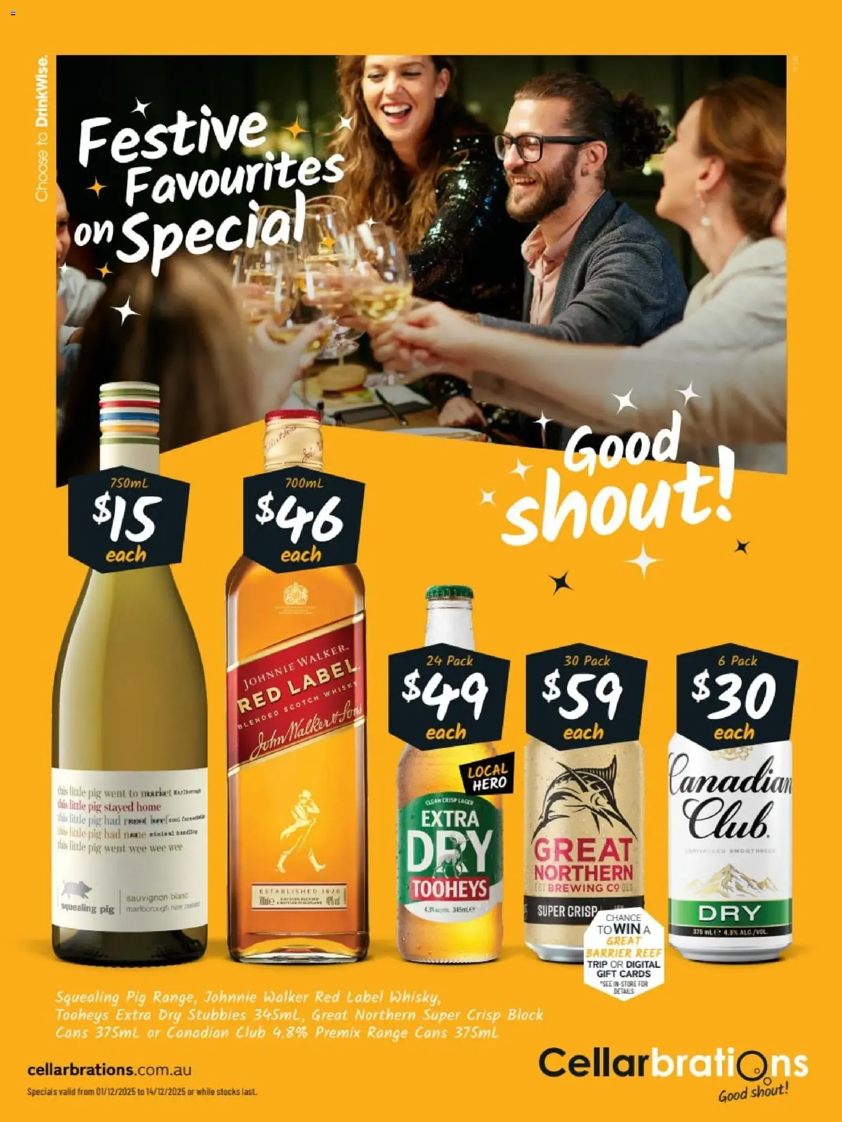 Cellarbrations Catalogue - valid flyer from 01/12/2025, page 1 of 2