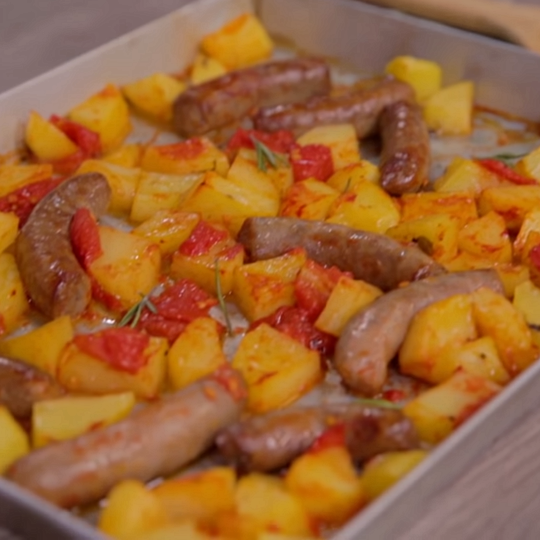 Anteprima ricetta Salsiccia di maiale al forno