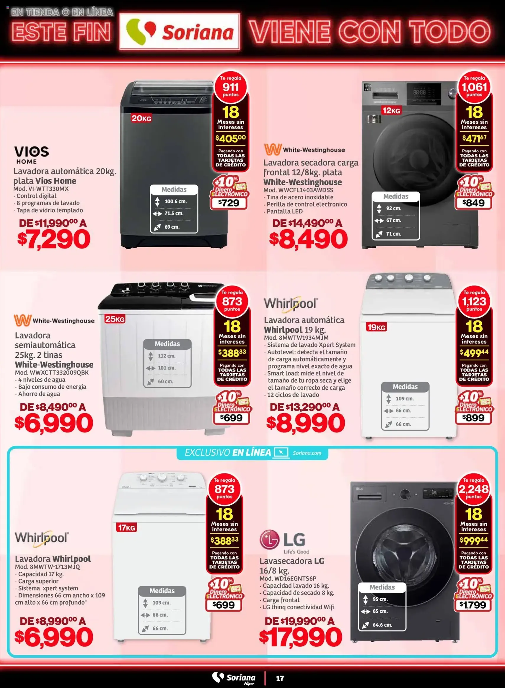 Soriana - Este fin Soriana viene con todo Híper Nacional - folleto válido desde 05/11/2025 página 17 de 38