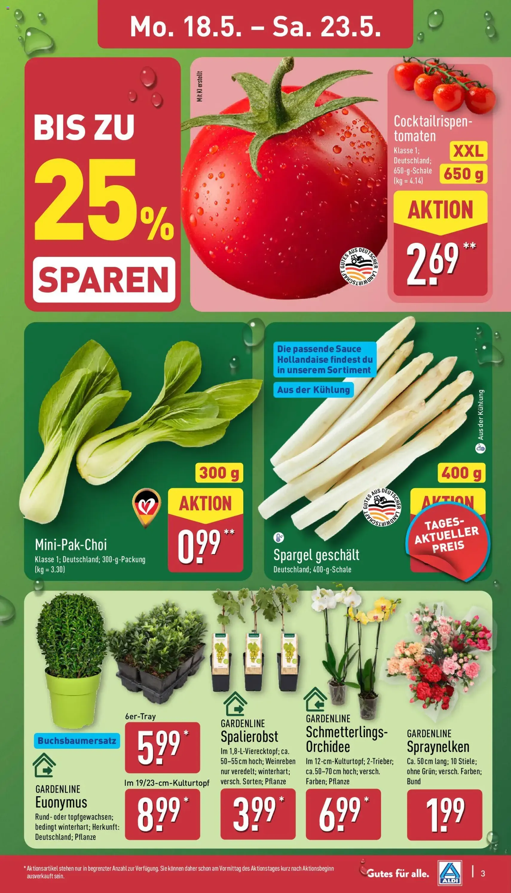Aldi Prospekt - Gültiger Prospekt ab 18.05.2026, Seite 3 von insgesamt 44