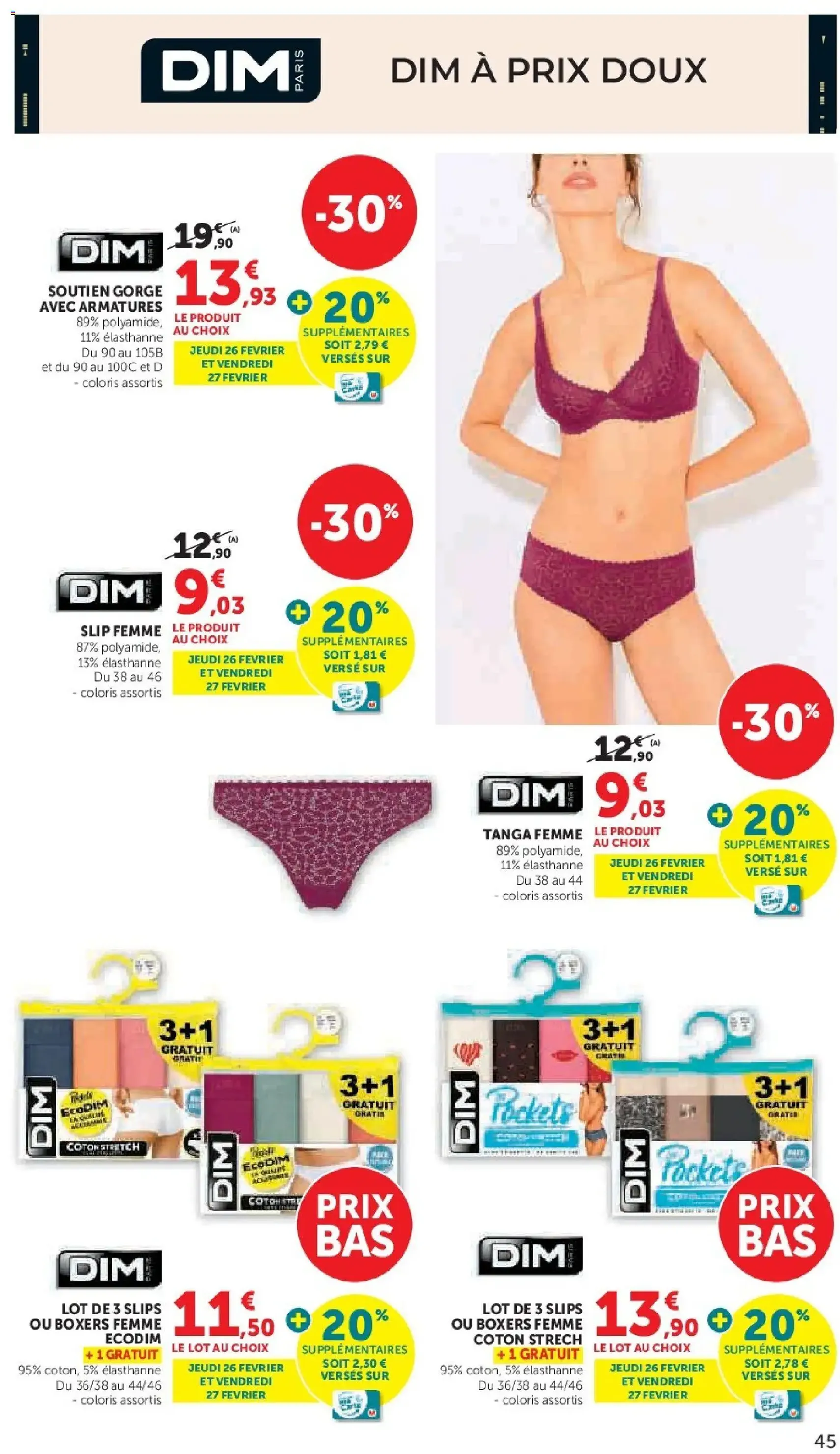 Hyper U catalogue - brochure valable à partir du 24/02/2026, page 45 sur 48