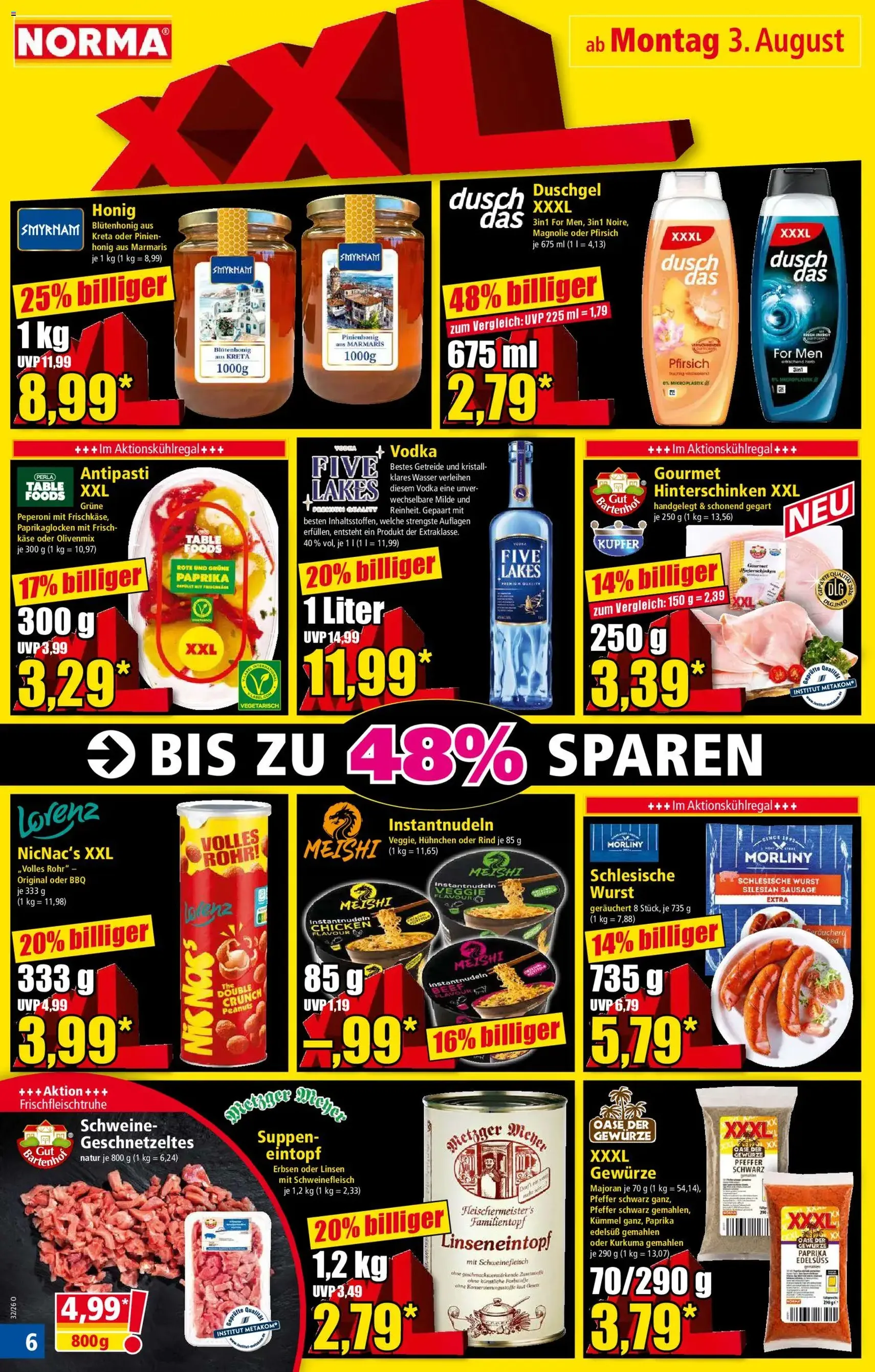 Norma Prospekt - Gültiger Prospekt ab 03.08.2026, Seite 6 von insgesamt 28