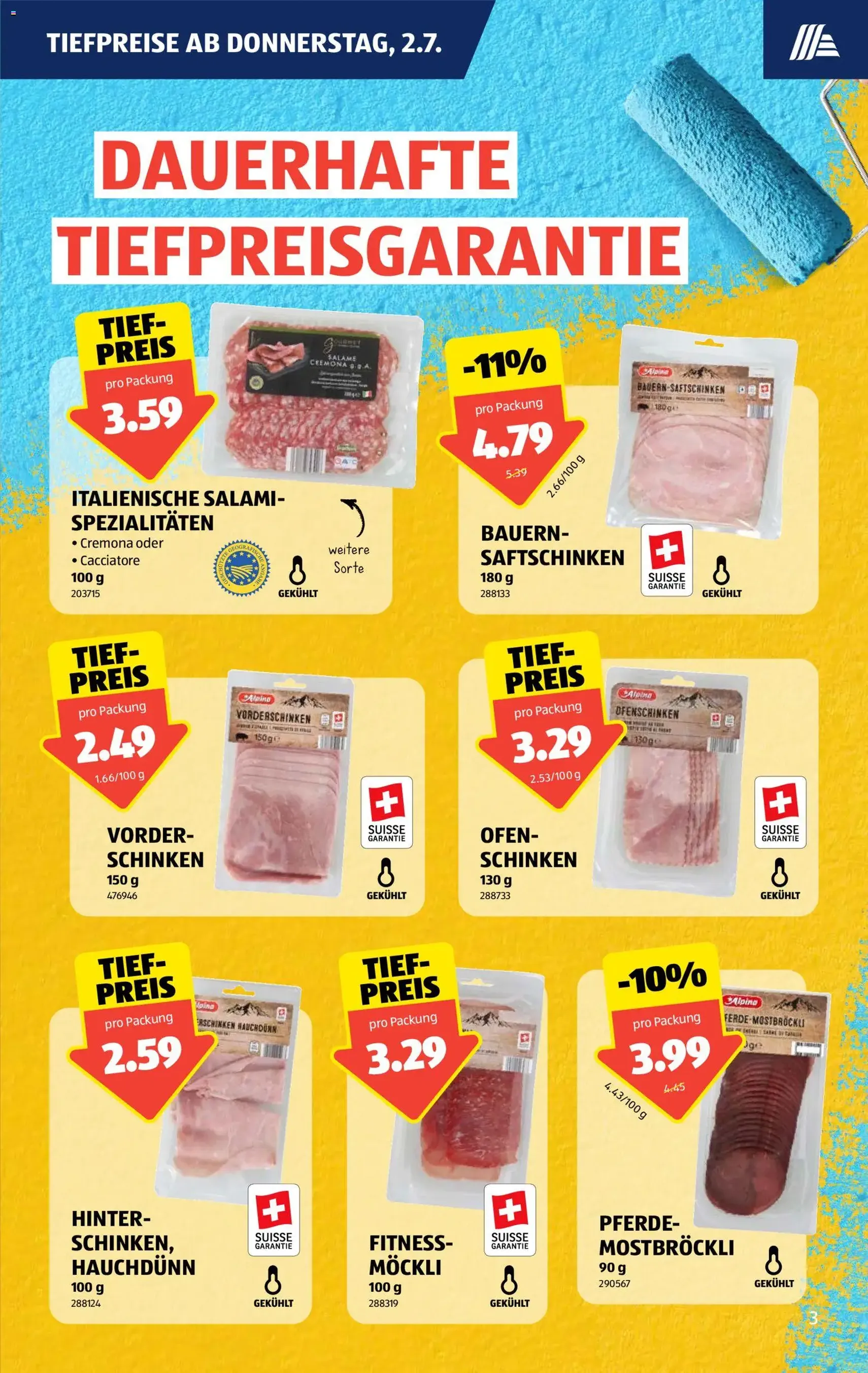 Aldi aktionen - Gültiger Prospekt ab 02.07.2026, Seite 3 von insgesamt 40