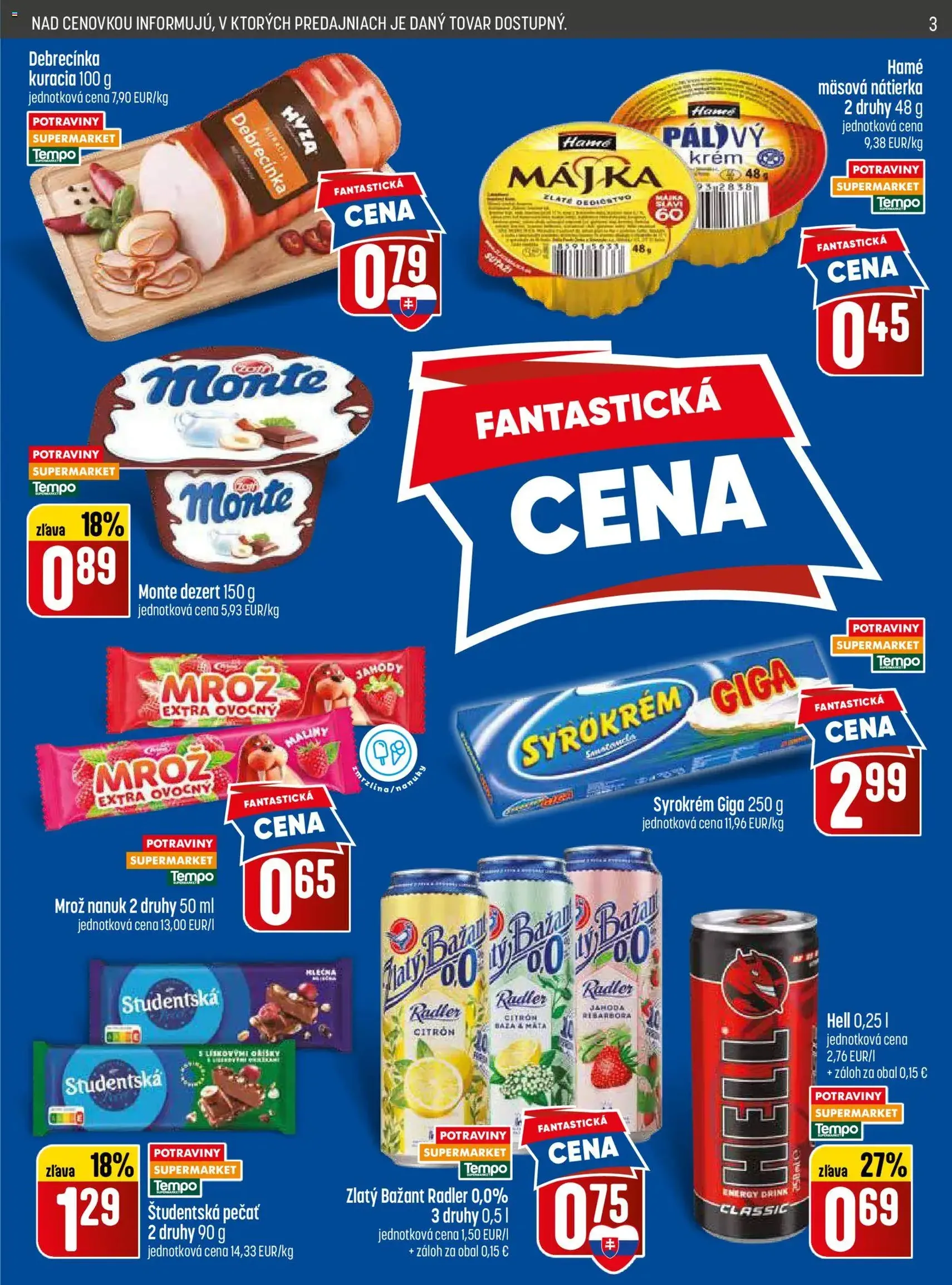 COOP Jednota leták - platný leták od 07.05.2026 strana 3 z 28