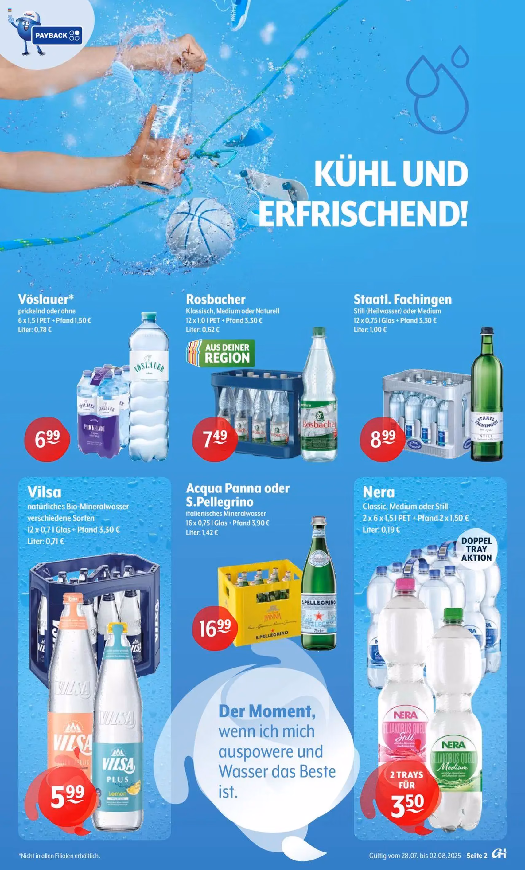 Trink und Spare Prospekt - Gültiger Prospekt ab 28.07.2025, Seite 2 von insgesamt 9