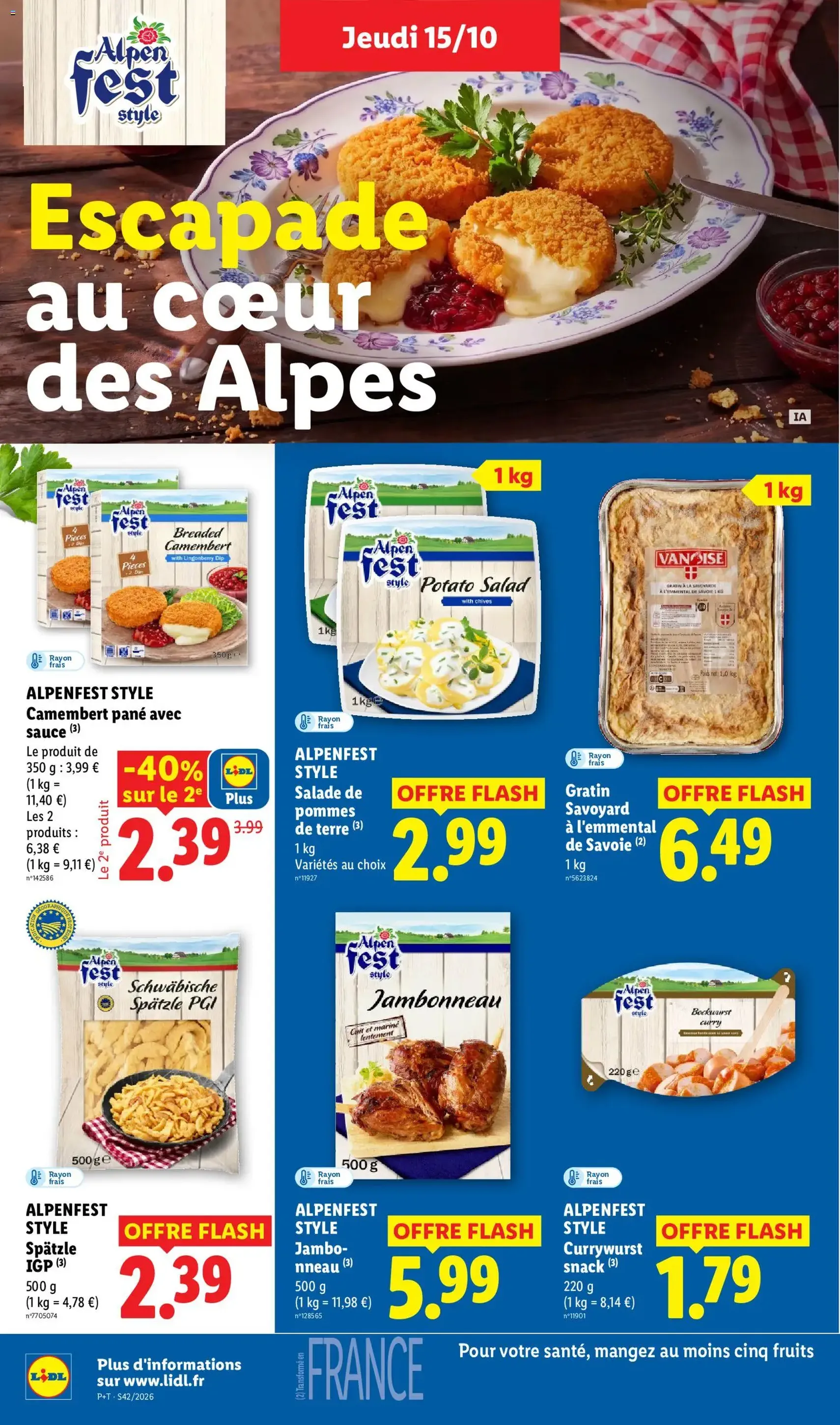 LIDL catalogue - brochure valable à partir du 15/10/2026, page 22 sur 64