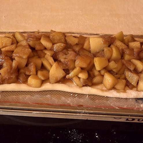 Strudel di mele con pasta sfoglia - procedimento 1