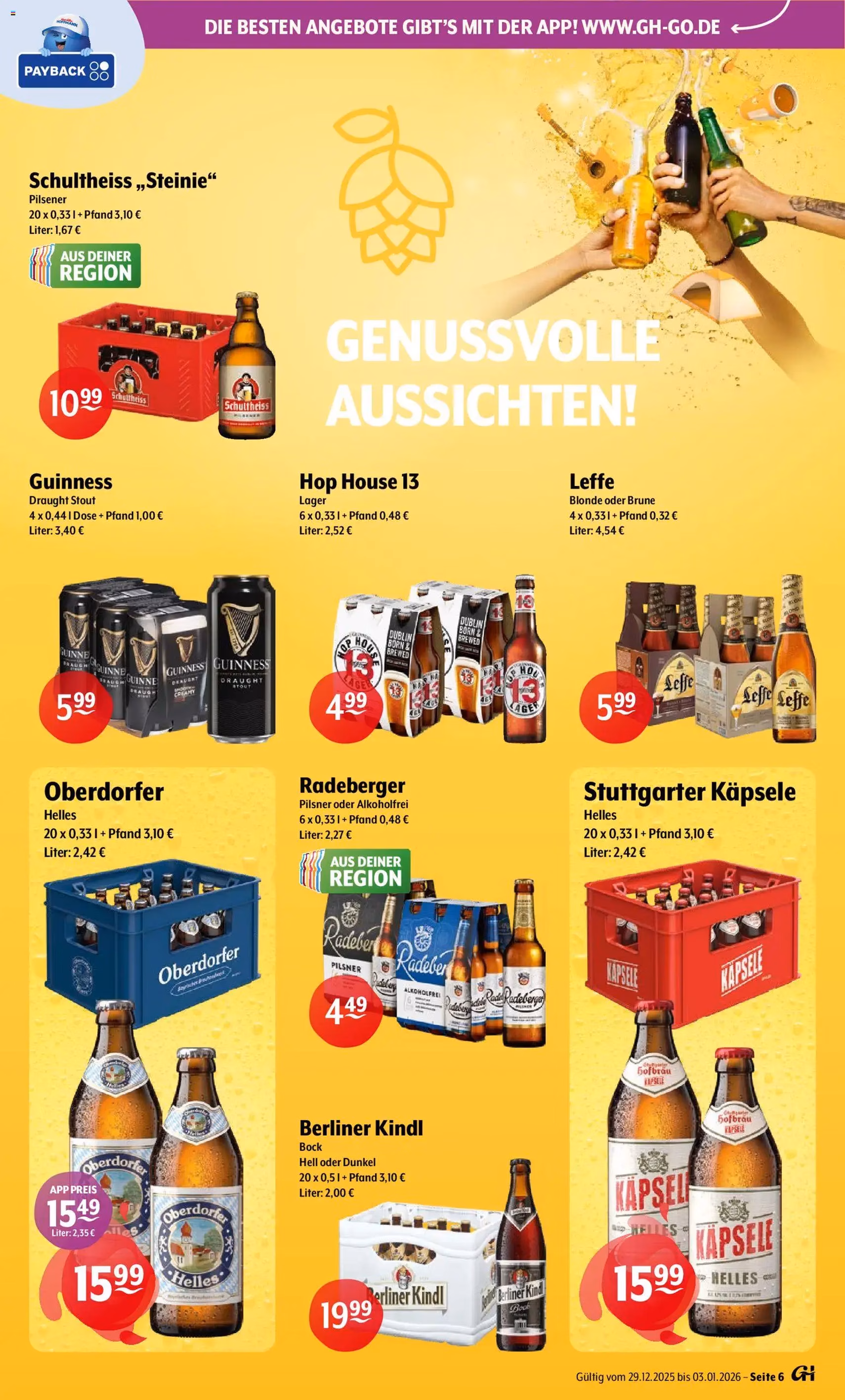 Trink und Spare Prospekt - Gültiger Prospekt ab 29.12.2025, Seite 6 von insgesamt 10