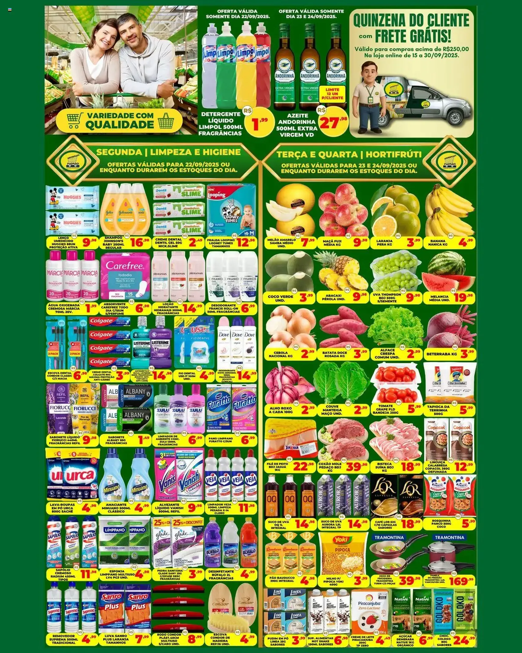 Supermercado Padrão - Ofertas da semana - folheto válido a partir de 22/09/2025 página 1 de 2