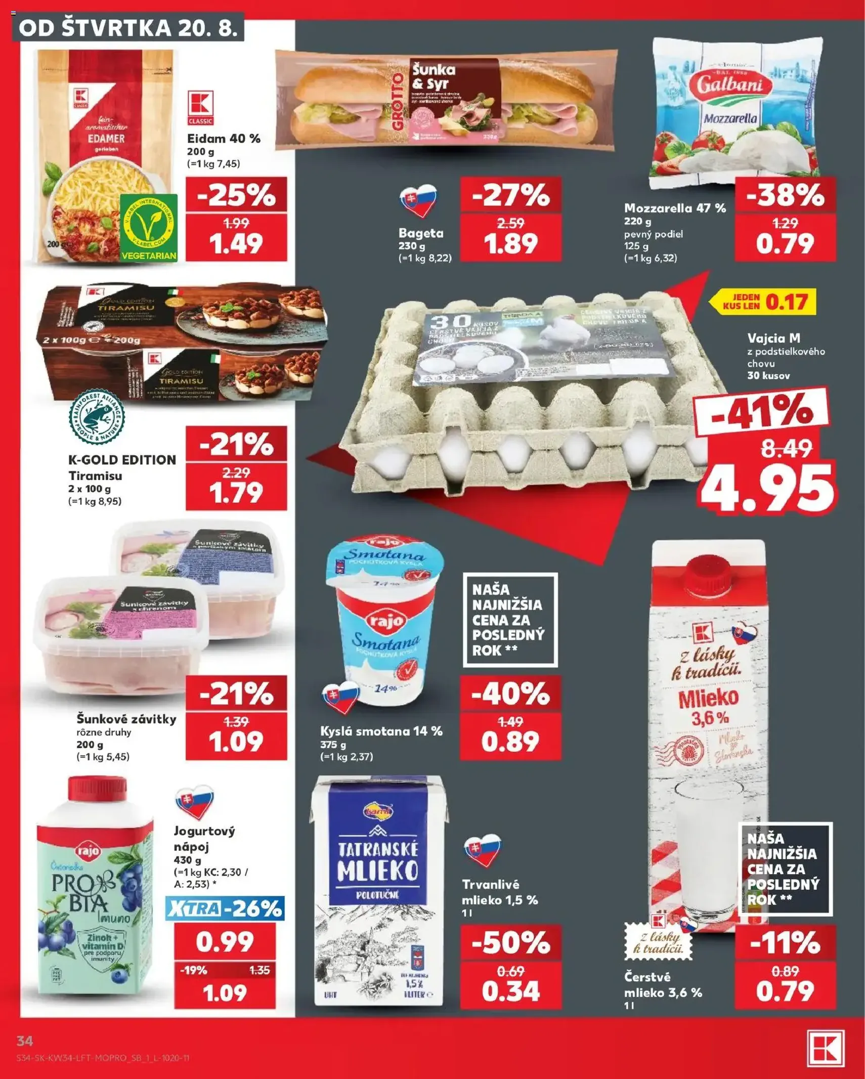 Kaufland leták - platný leták od 20.08.2026 strana 34 z 76