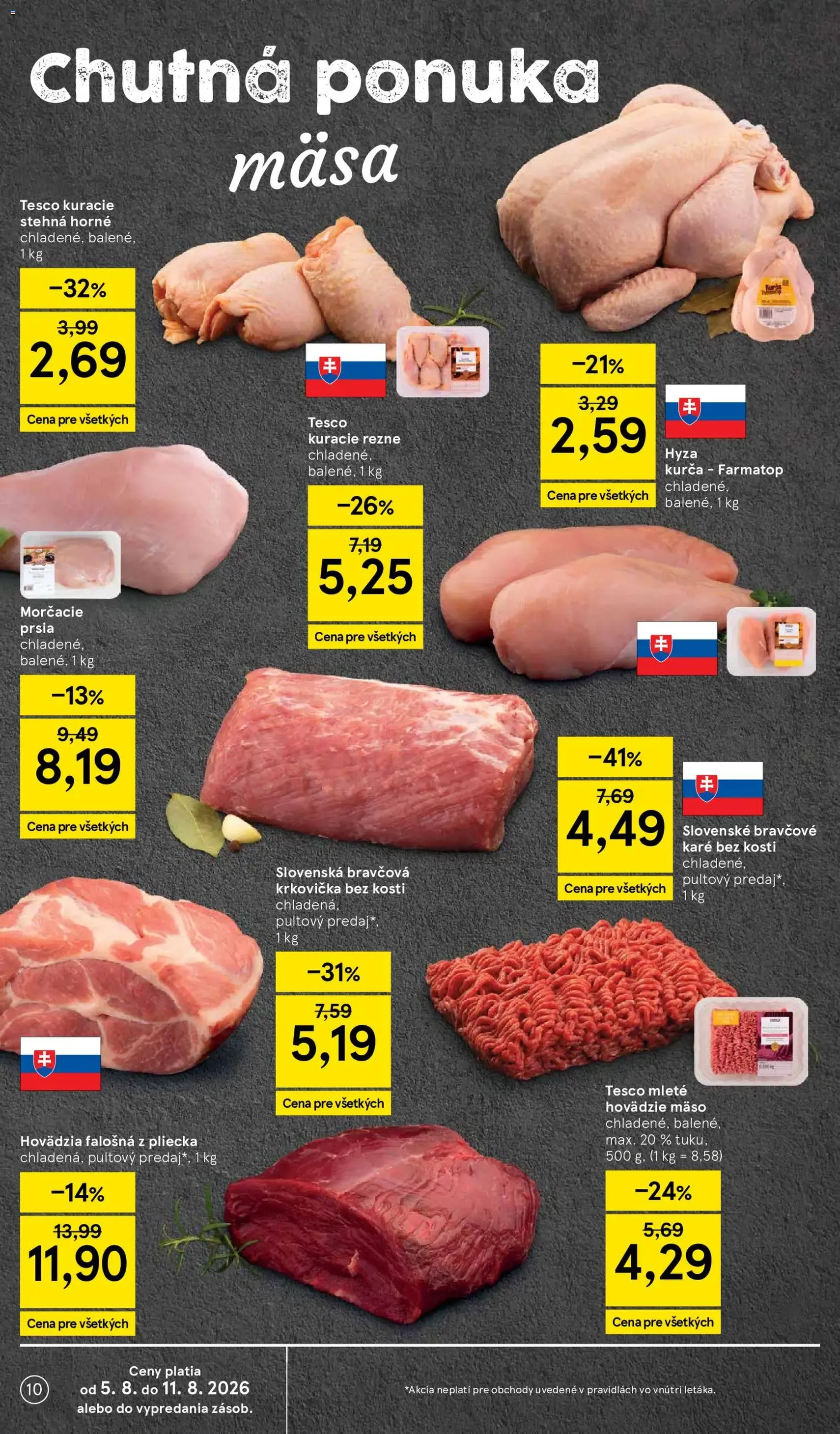 Tesco Hypermarket - leták - platný leták od 05.08.2026 strana 10 z 52