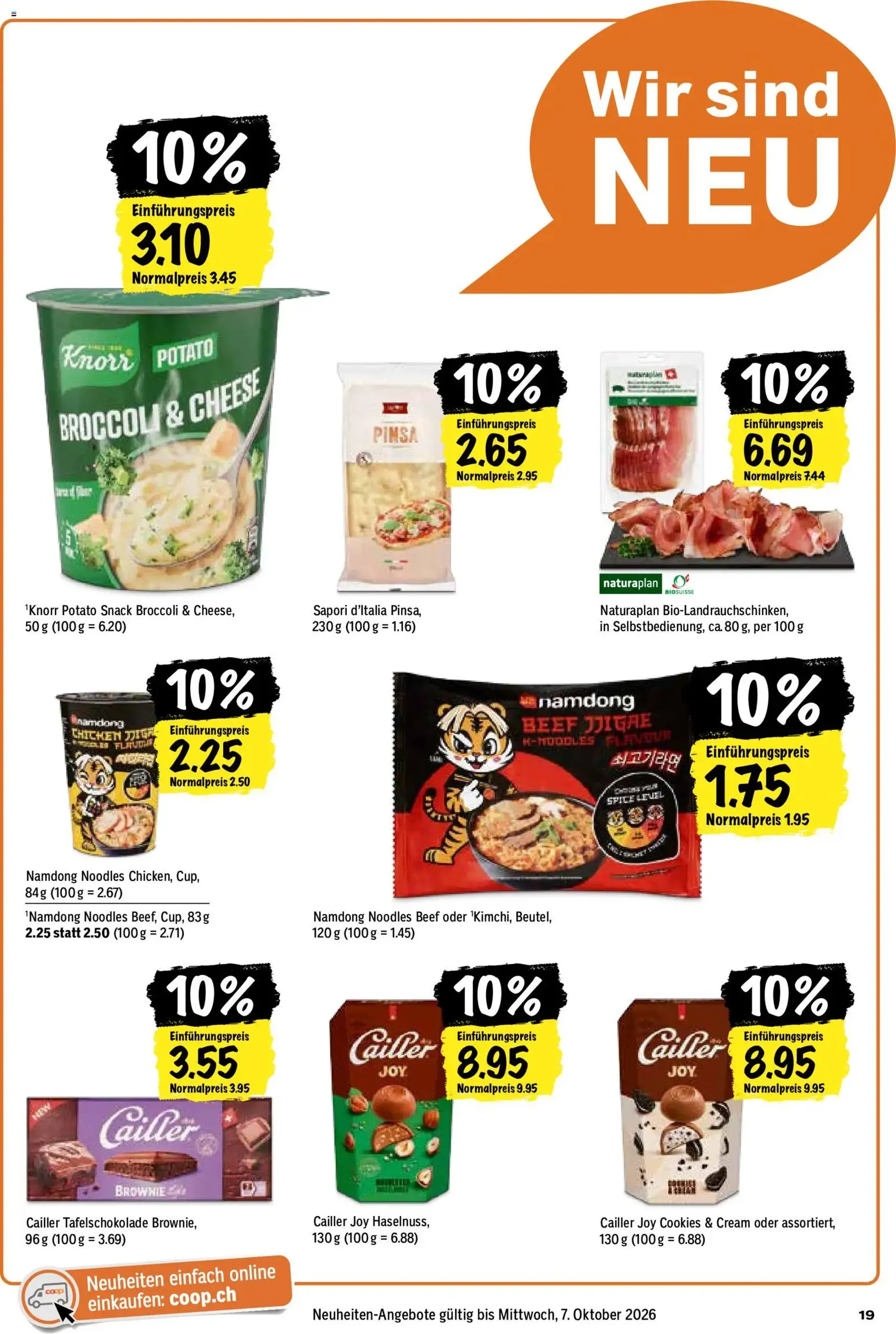 Coop aktionen - Gültiger Prospekt ab 24.09.2026, Seite 19 von insgesamt 24