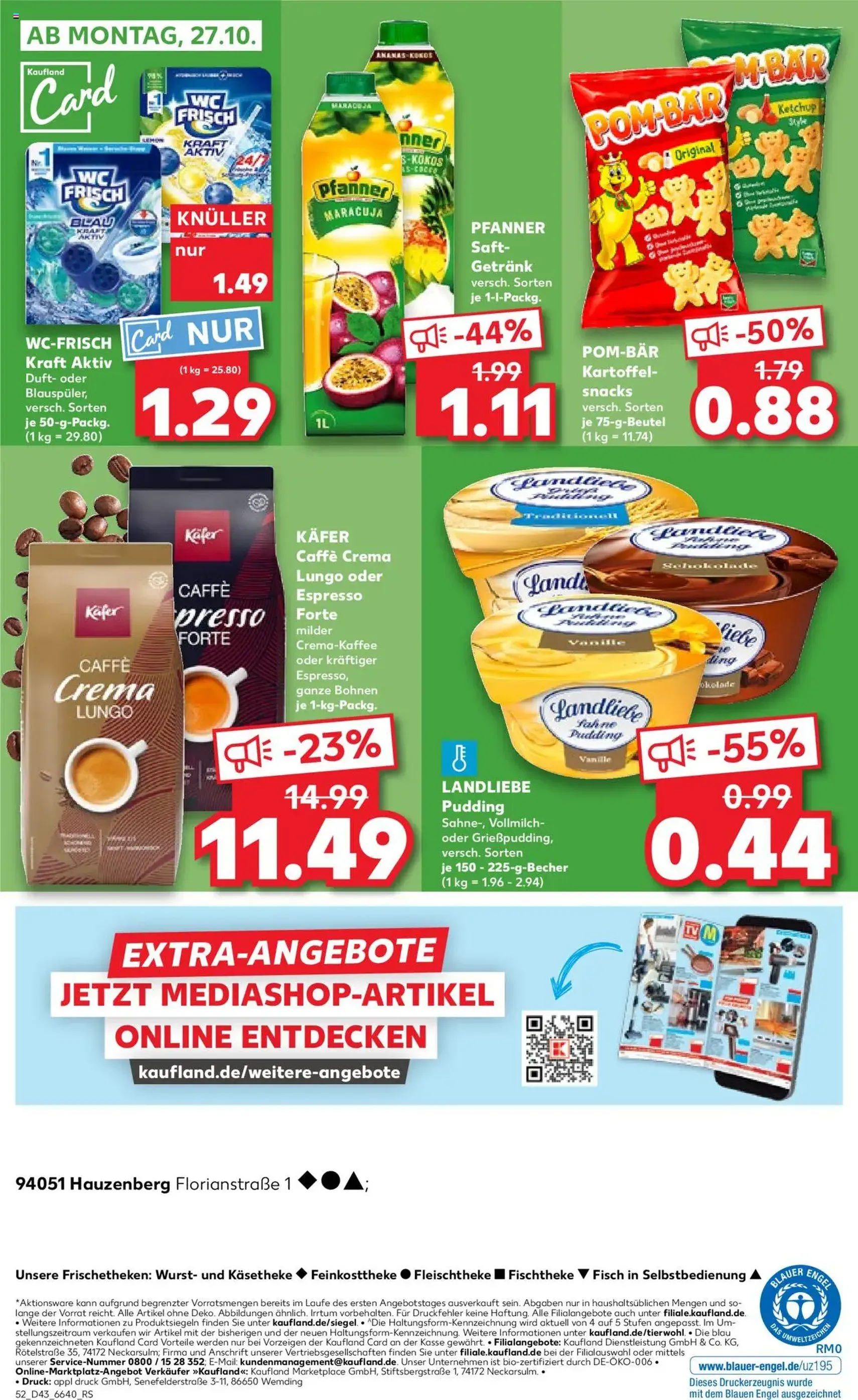 Kaufland Prospekt - Gültiger Prospekt ab 23.10.2025, Seite 52 von insgesamt 61 Kaufland Prospekt - Gültiger Prospekt ab 23.10.2025, Seite 52 von insgesamt 61