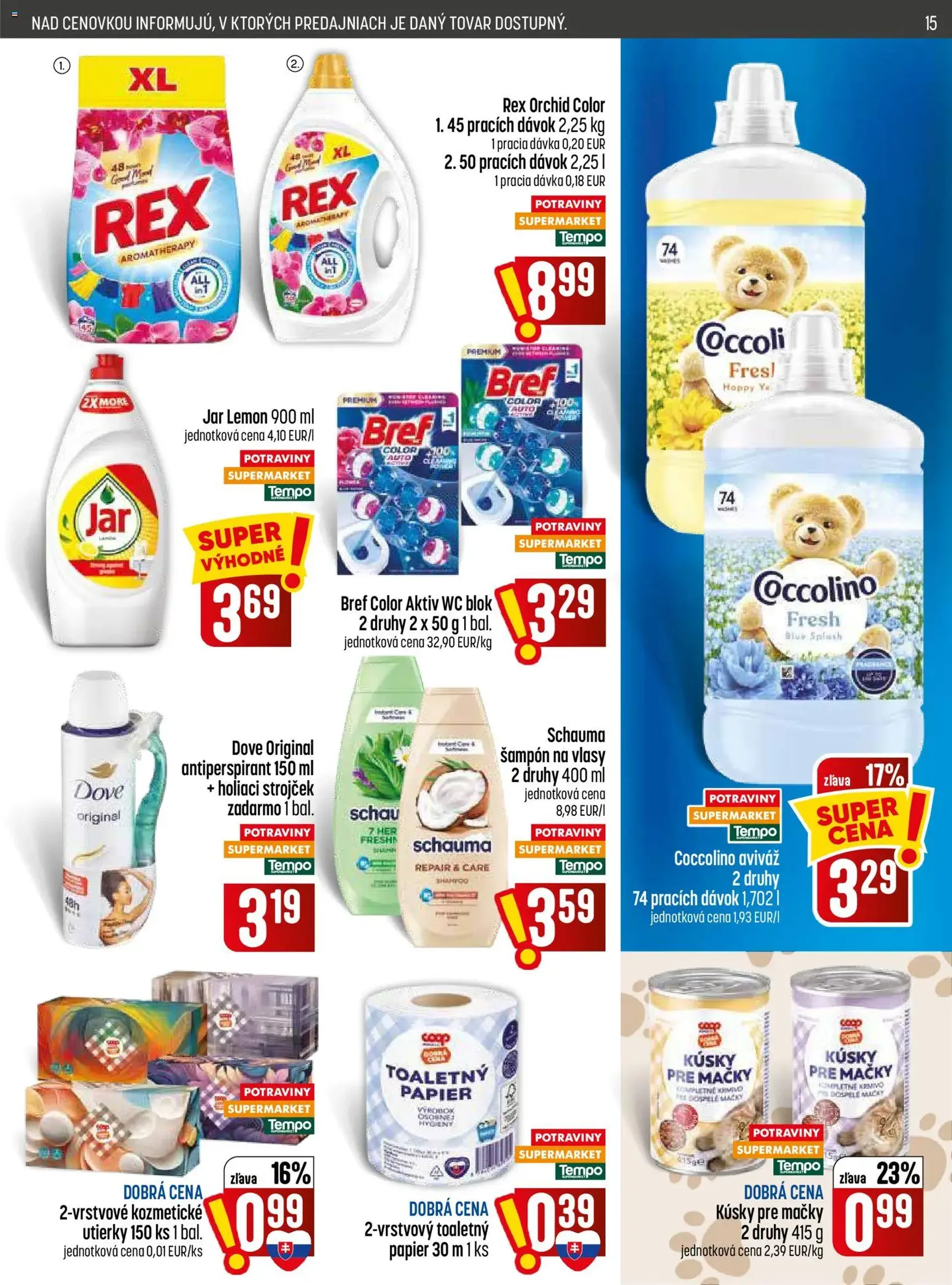 COOP Jednota leták - platný leták od 09.07.2026 strana 15 z 32
