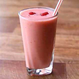 Recipe preview Raspberry banana smoothie