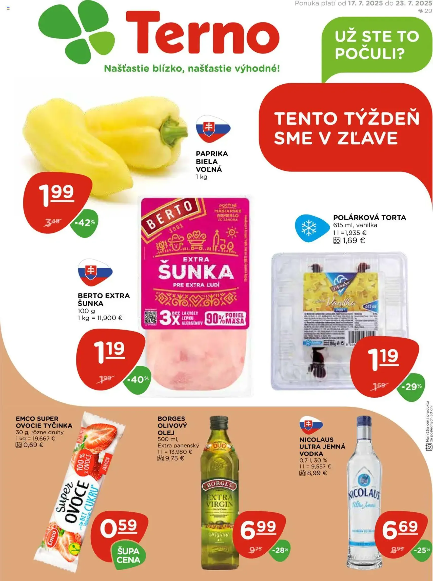 Terno leták - platný leták od 17.07.2025 strana 1 z 12