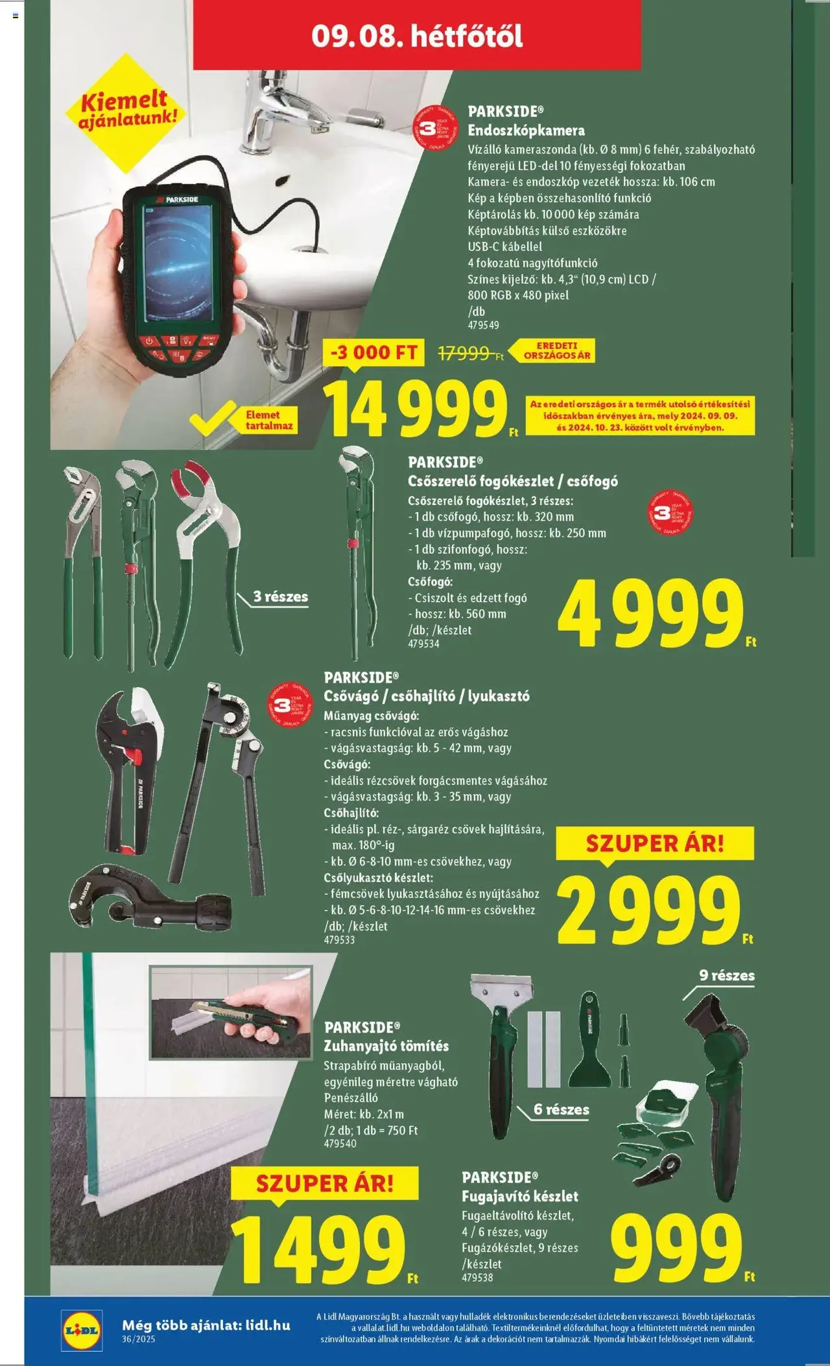 Lidl Akciós újság - 2025.09.04. érvényes szórólap 54 oldal 70 oldalból Lidl Akciós újság - 2025.09.04. érvényes szórólap 54 oldal 70 oldalból