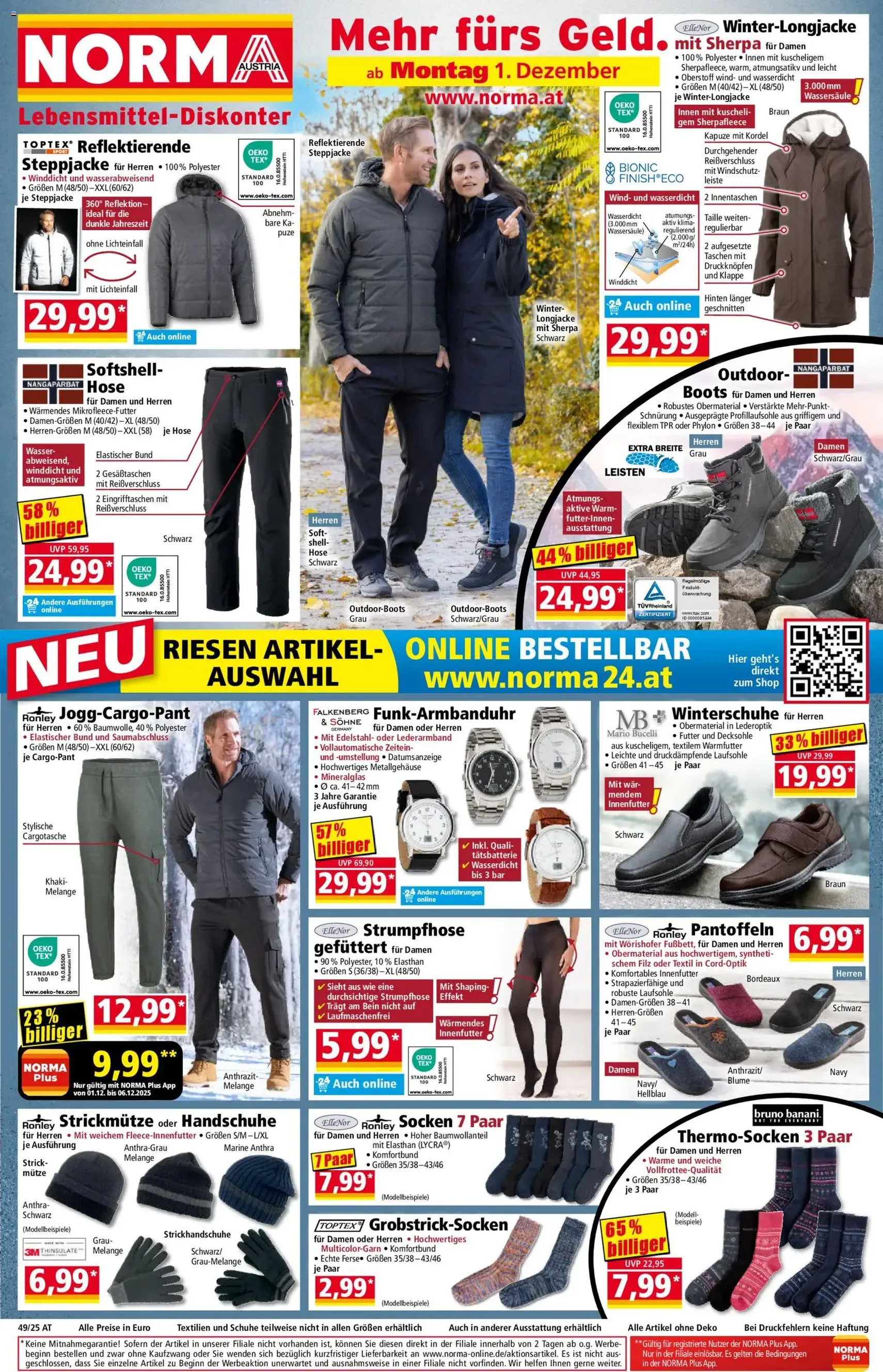 Norma Flugblatt - Gültiger Prospekt ab 01.12.2025, Seite 1 von insgesamt 22