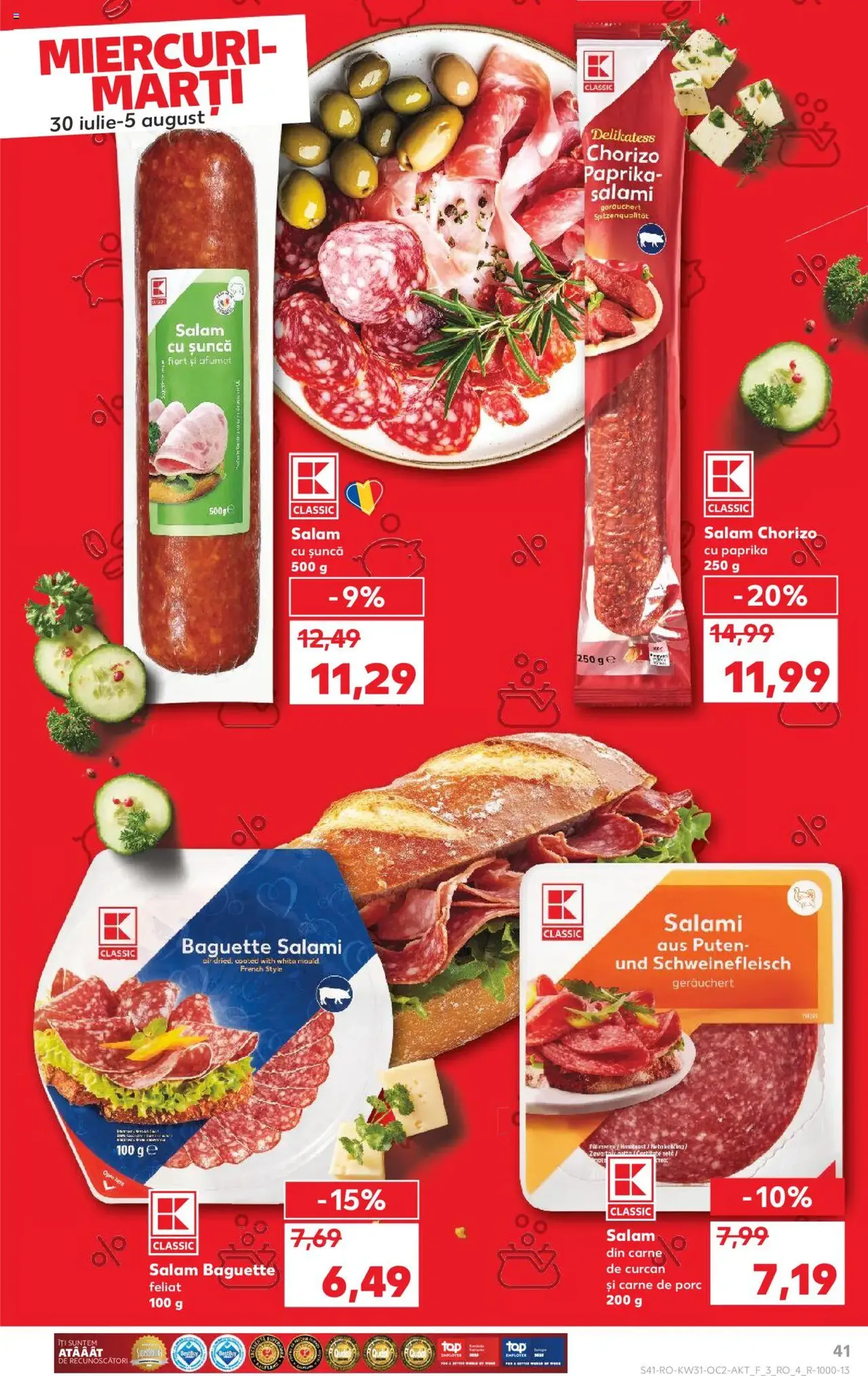 Kaufland RO - București - 2025.07.30. érvényes szórólap 41 oldal 68 oldalból Kaufland RO - București - 2025.07.30. érvényes szórólap 41 oldal 68 oldalból