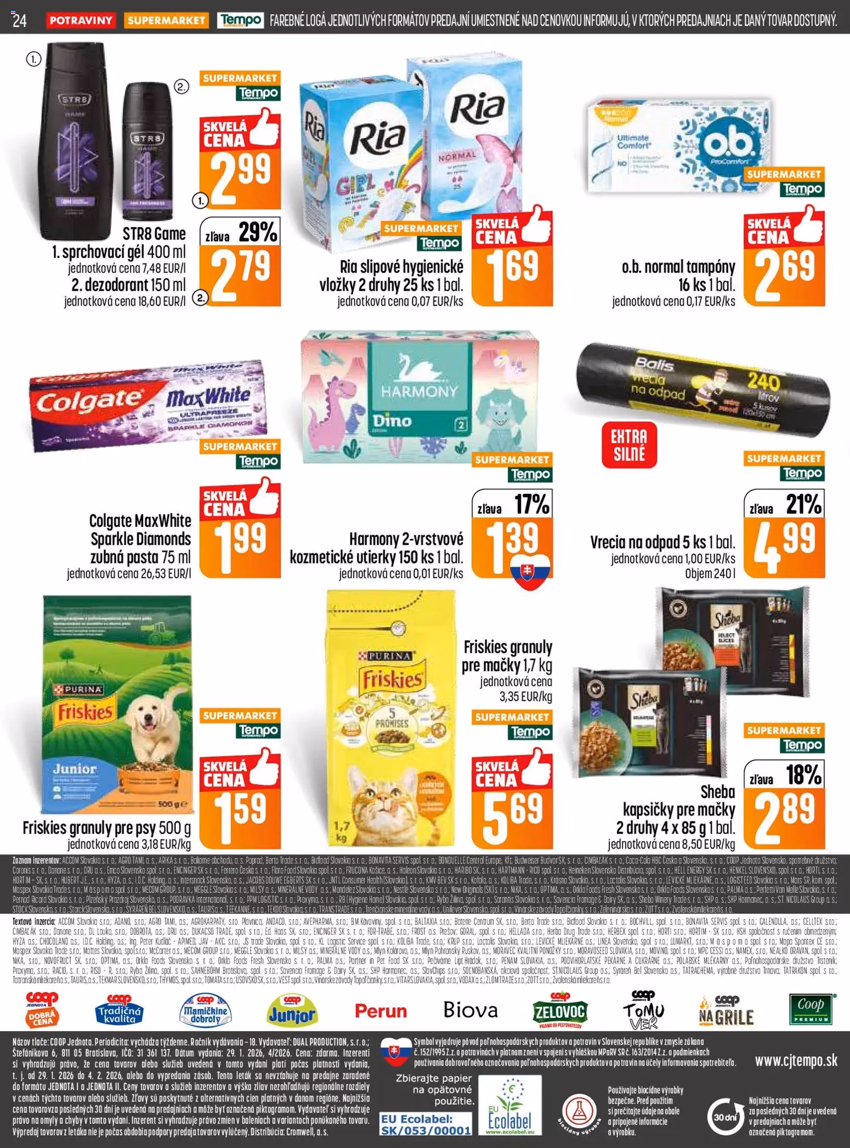 COOP Jednota leták - platný leták od 29.01.2026 strana 24 z 28