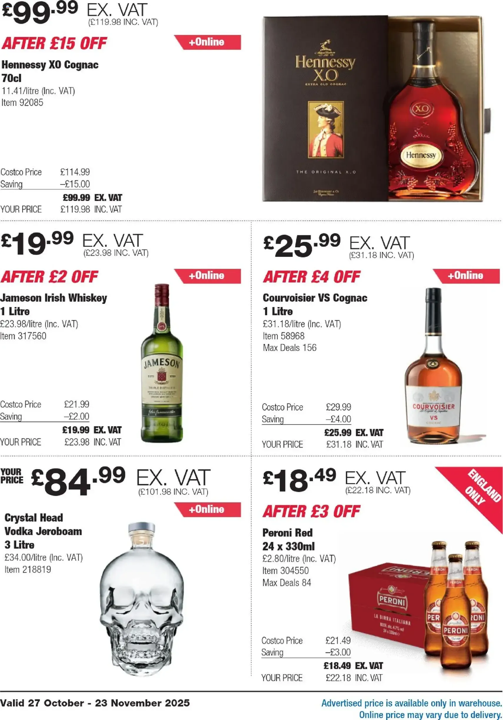 Costco - ENGLAND ONLY - valid flyer from 27/10/2025, page 14 of 35