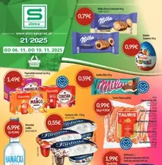 Sintra leták - náhľad letáku platný od 06.11.2025