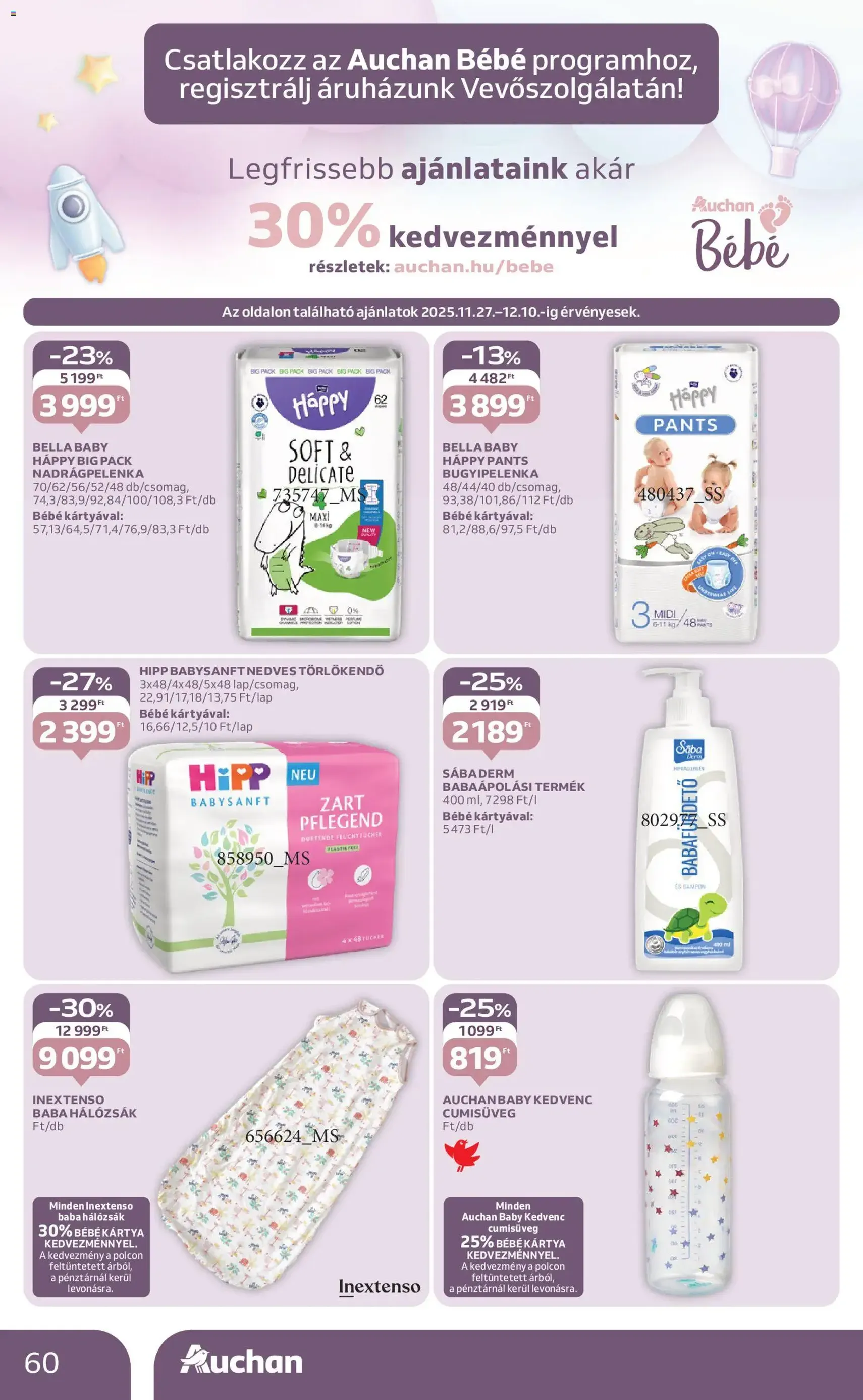 Auchan Akciós újság - 2025.11.27. érvényes szórólap 60 oldal 82 oldalból