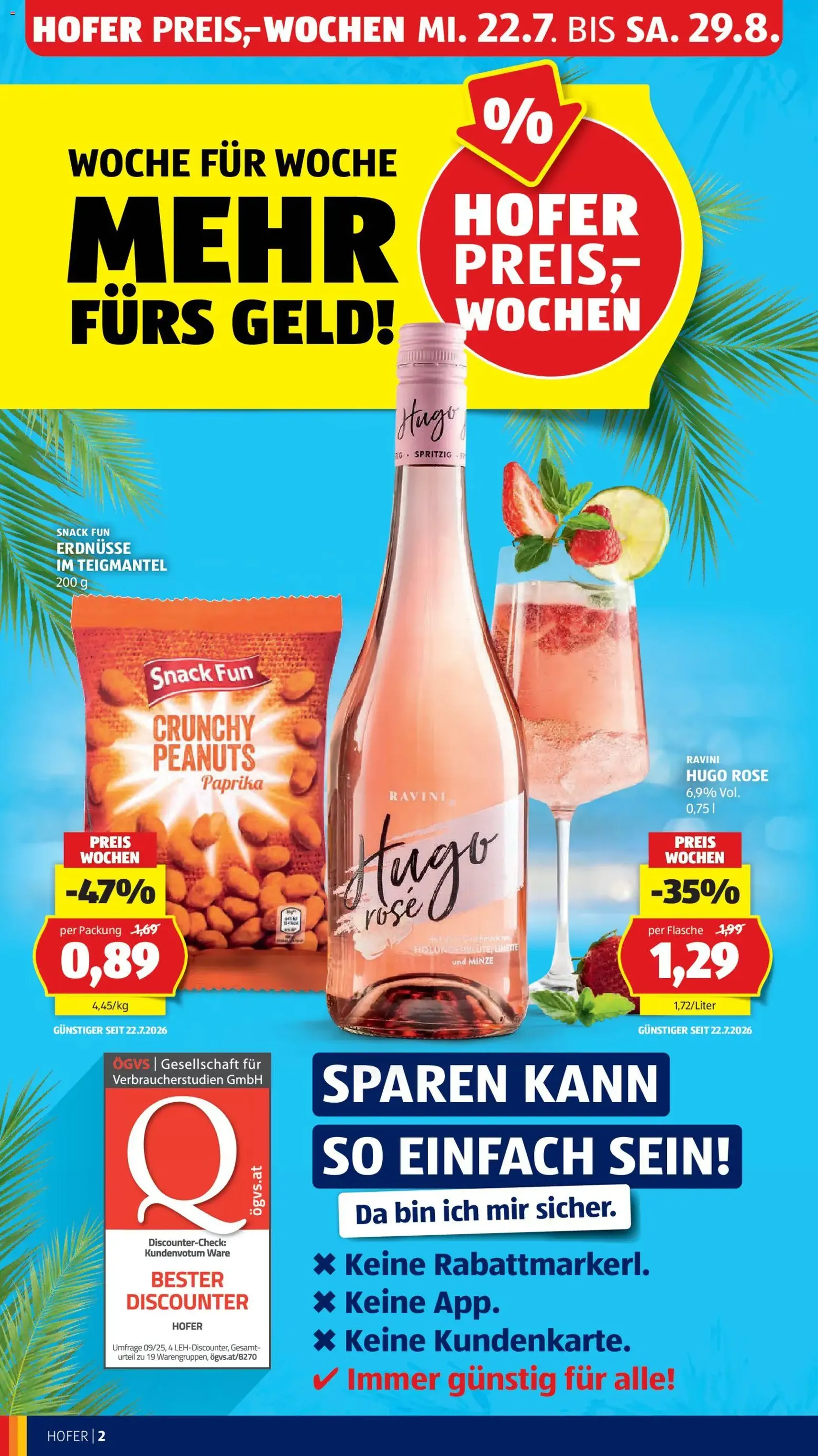 Hofer Flugblatt - Gültiger Prospekt ab 12.08.2026, Seite 10 von insgesamt 48