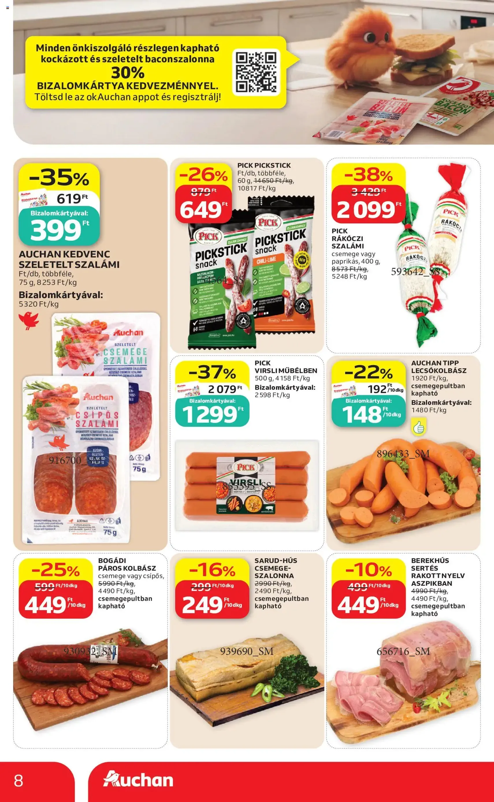 Auchan akciós újság - 2026.06.18. érvényes szórólap 8 oldal 40 oldalból