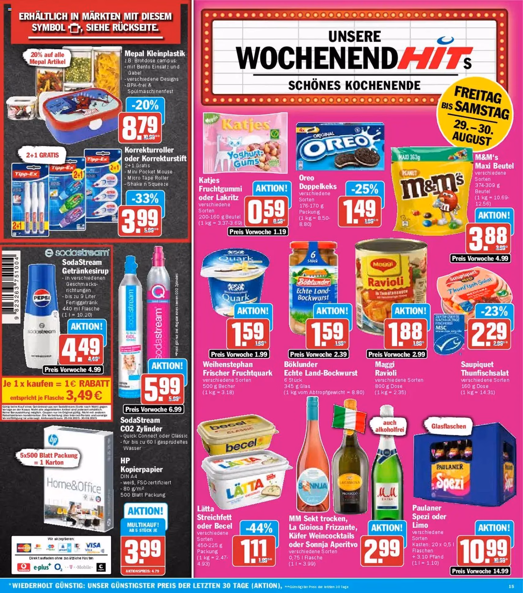 HIT Prospekt - Gültiger Prospekt ab 25.08.2025, Seite 15 von insgesamt 19 HIT Prospekt - Gültiger Prospekt ab 25.08.2025, Seite 15 von insgesamt 19