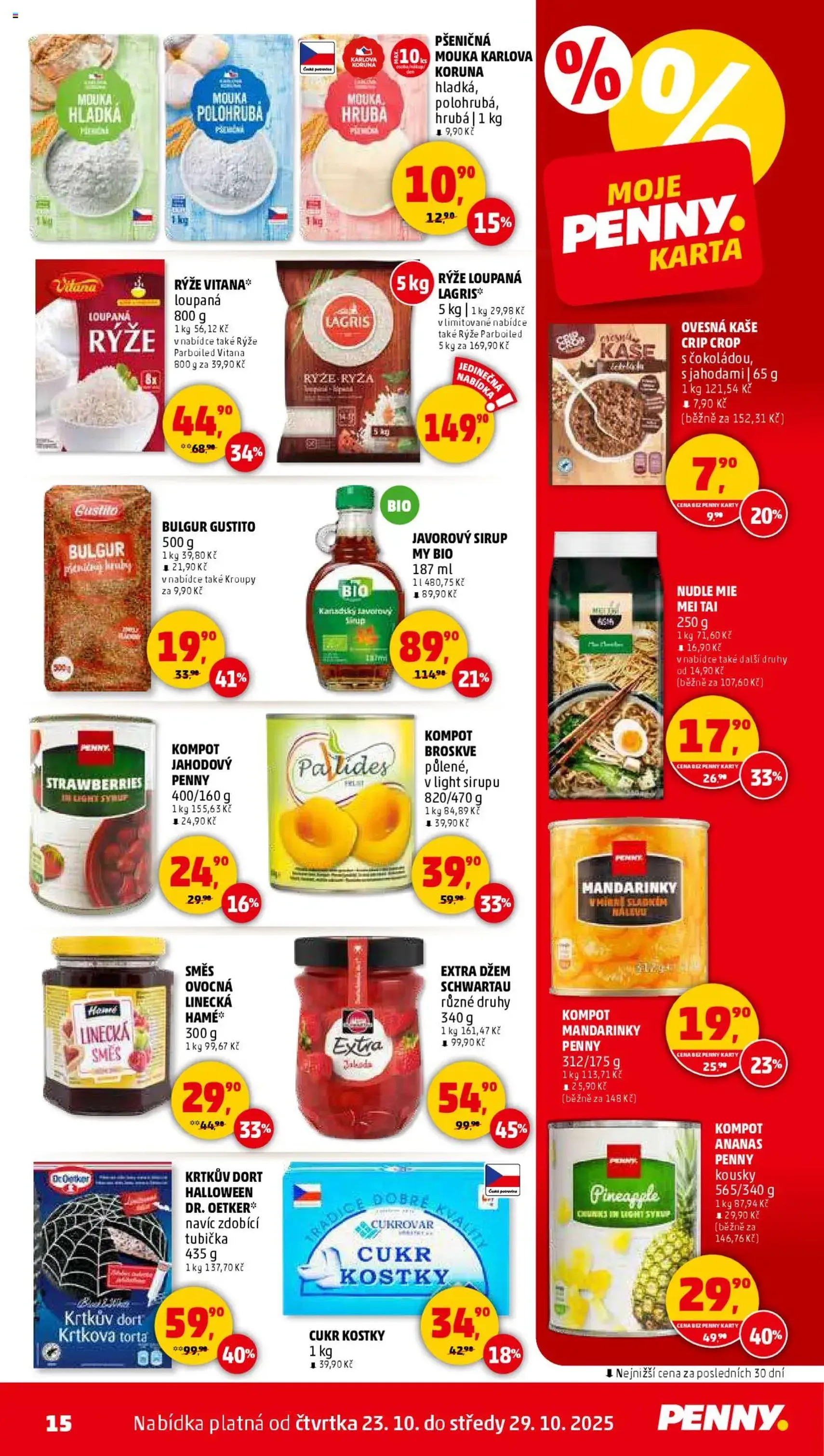 Penny Market leták - Čtvrtečník - platný leták od 23.10.2025 strana 15 z 40 Penny Market leták - Čtvrtečník - platný leták od 23.10.2025 strana 15 z 40