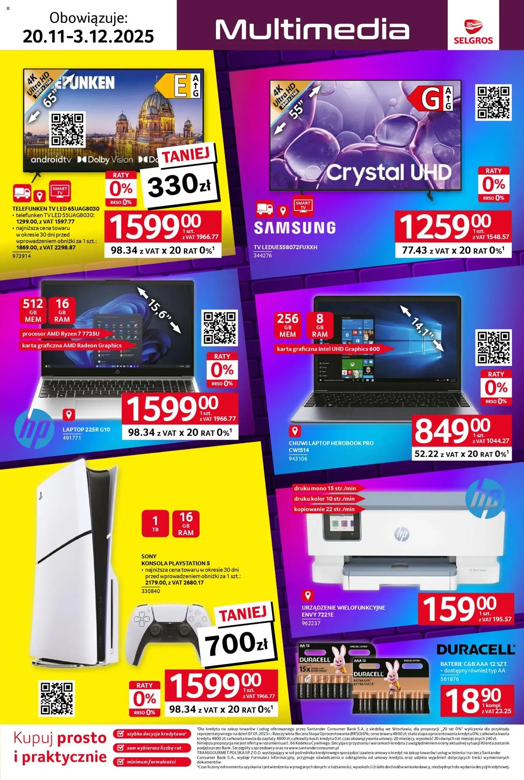 Selgros cash&carry Black Friday - ważny gazetka od 20.11.2025 strona 3 z 15