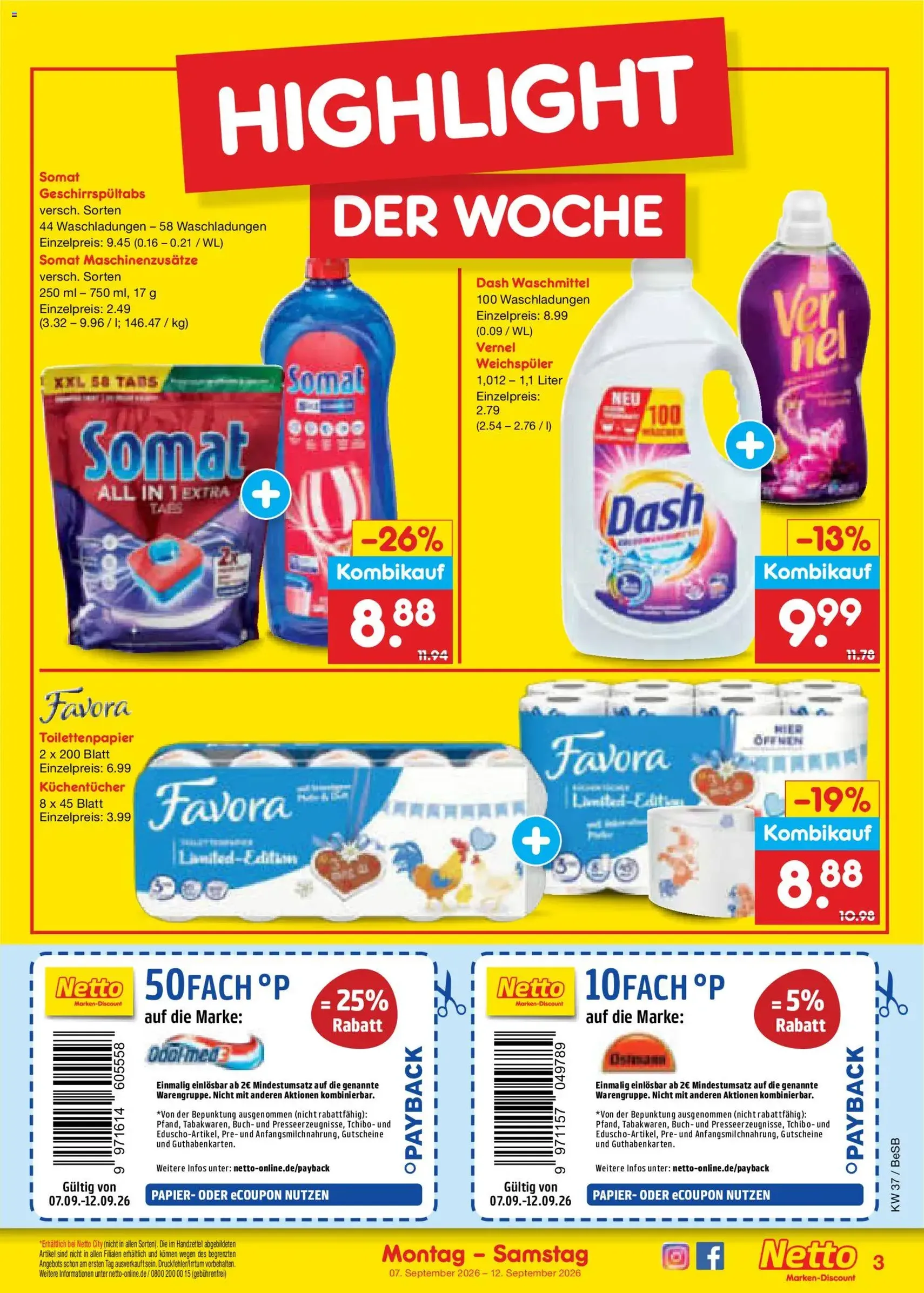 Netto Marken-Discount Prospekt - Gültiger Prospekt ab 07.09.2026, Seite 5 von insgesamt 71