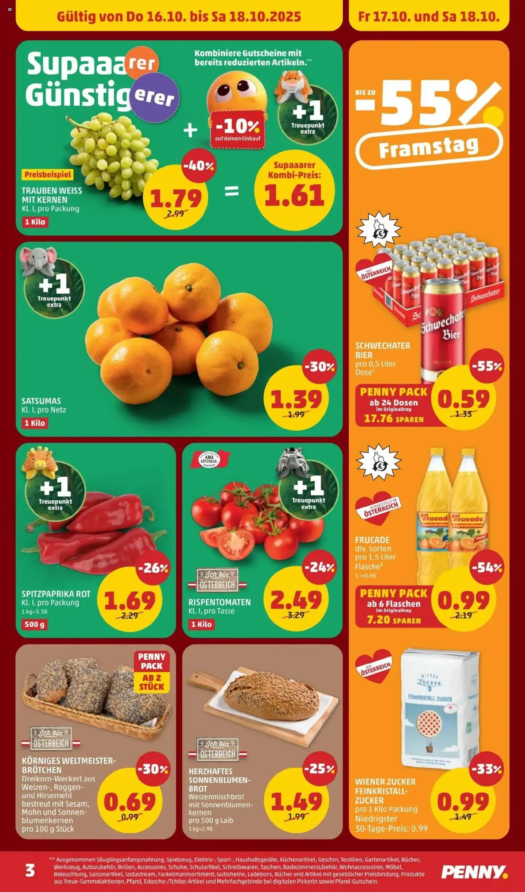 Penny Markt Flugblatt - Gültiger Prospekt ab 16.10.2025, Seite 3 von insgesamt 32
