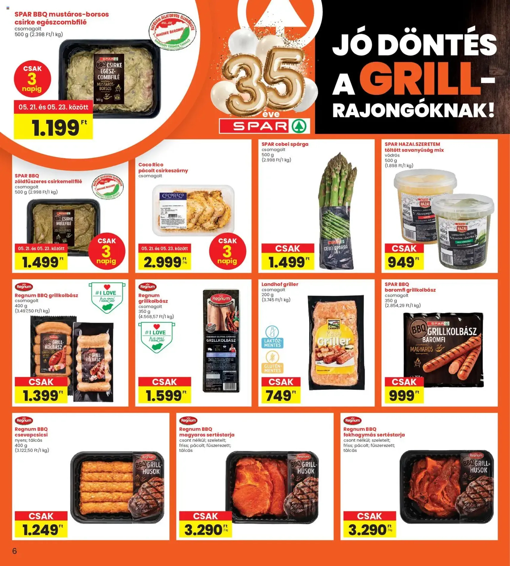 Interspar akciós újság - 2026.05.21. érvényes szórólap 6 oldal 20 oldalból