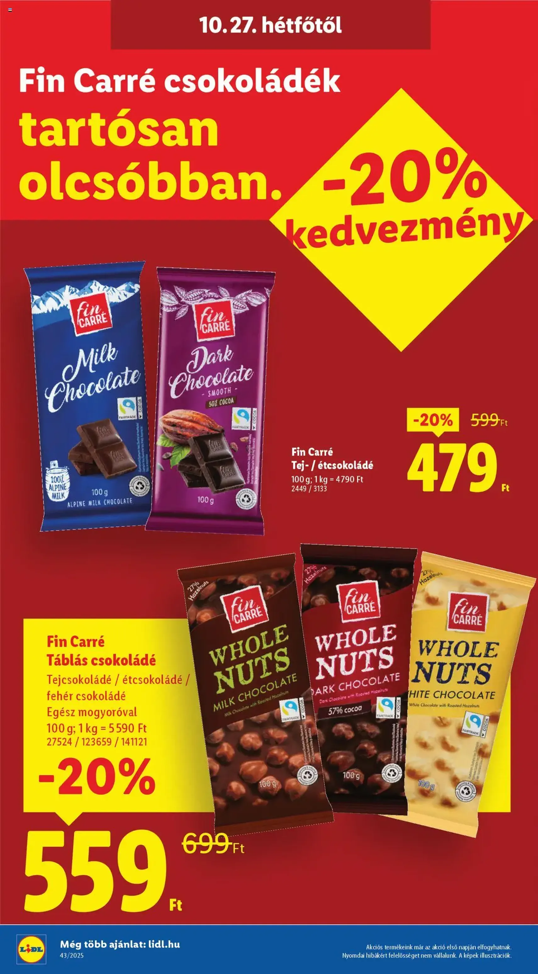 Lidl Akciós újság - 2025.10.22. érvényes szórólap 54 oldal 64 oldalból Lidl Akciós újság - 2025.10.22. érvényes szórólap 54 oldal 64 oldalból