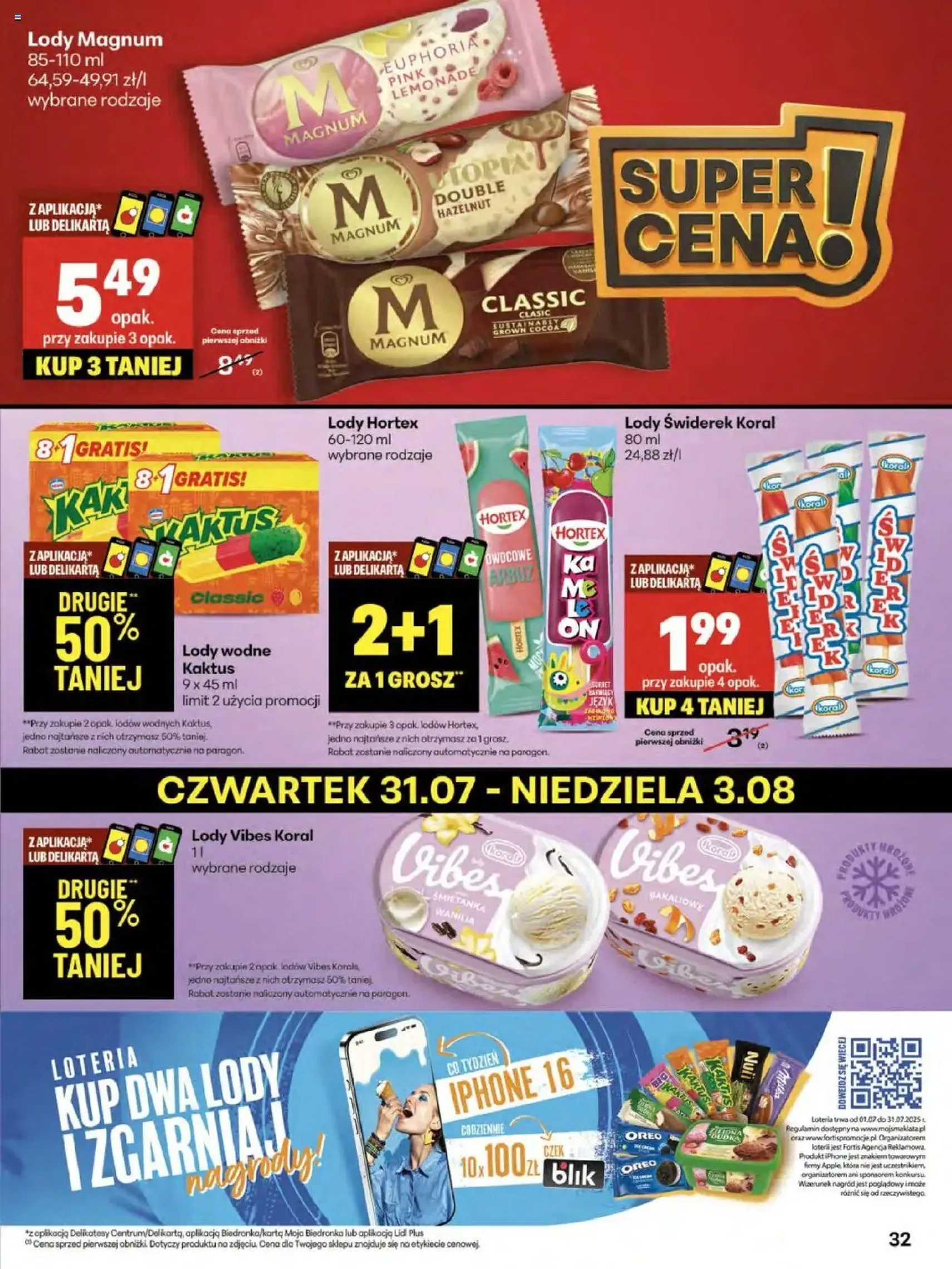 Delikatesy Centrum Gazetka - ważny gazetka od 31.07.2025 strona 32 z 52 Delikatesy Centrum Gazetka - ważny gazetka od 31.07.2025 strona 32 z 52
