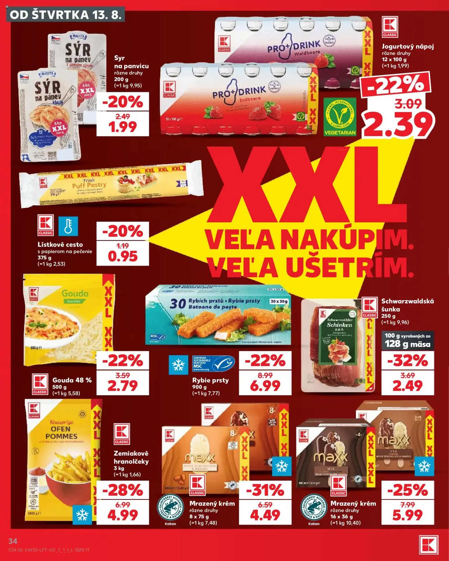 Kaufland leták - platný leták od 13.08.2026 strana 34 z 80