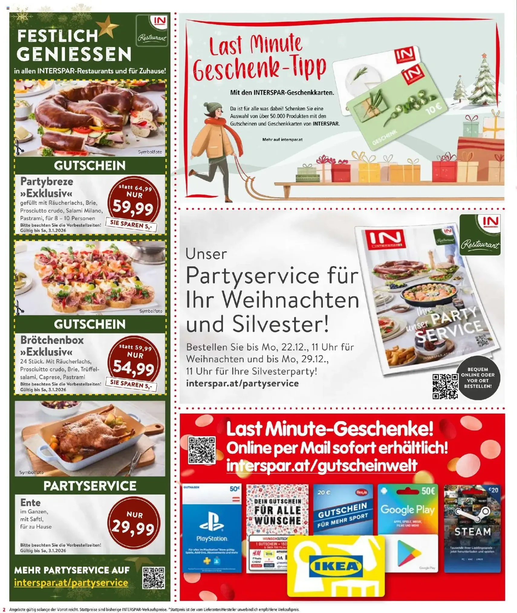Interspar Flugblatt - Gültiger Prospekt ab 18.12.2025, Seite 2 von insgesamt 24