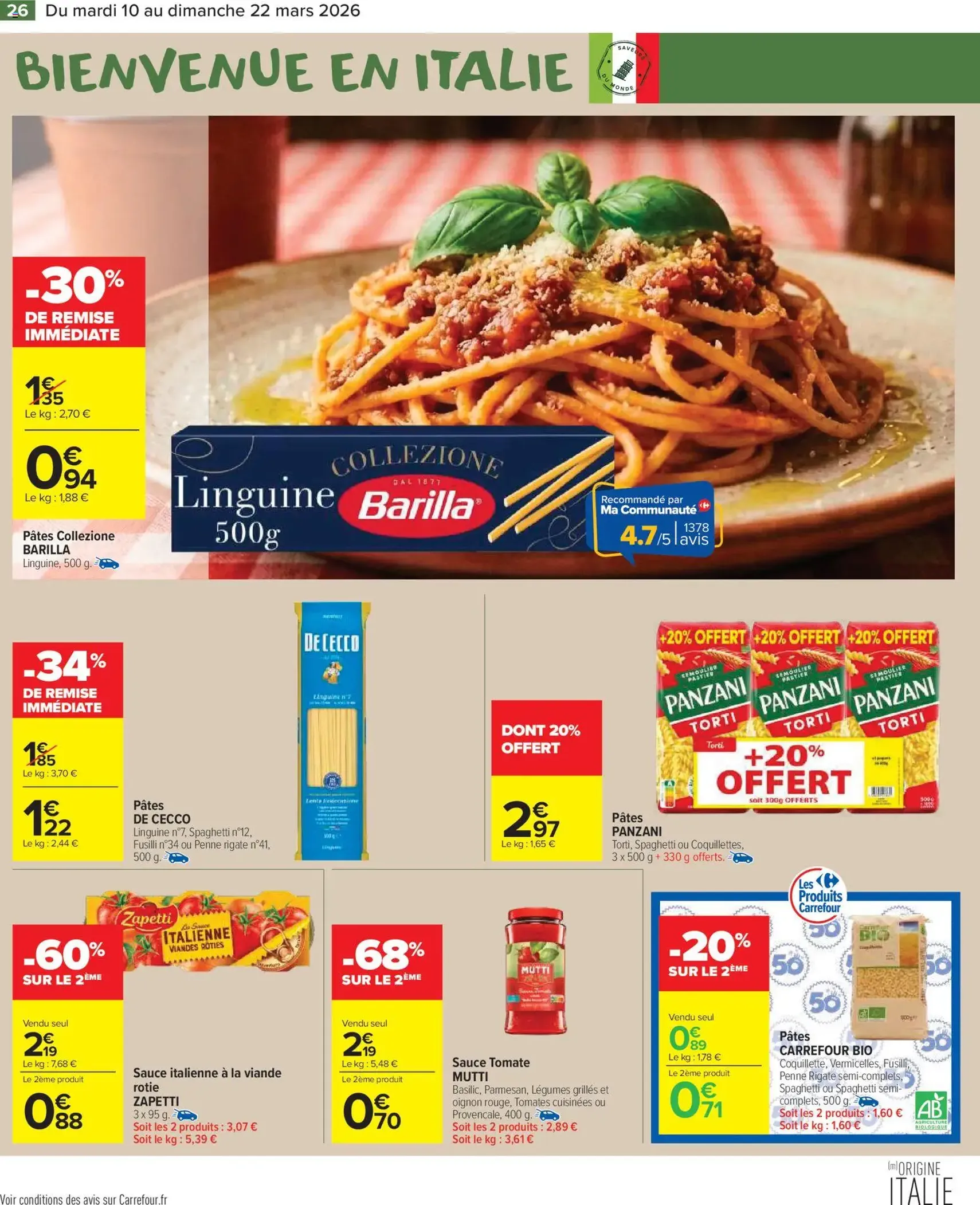Carrefour Market catalogue semaine 11 - brochure valable à partir du 10/03/2026, page 28 sur 62