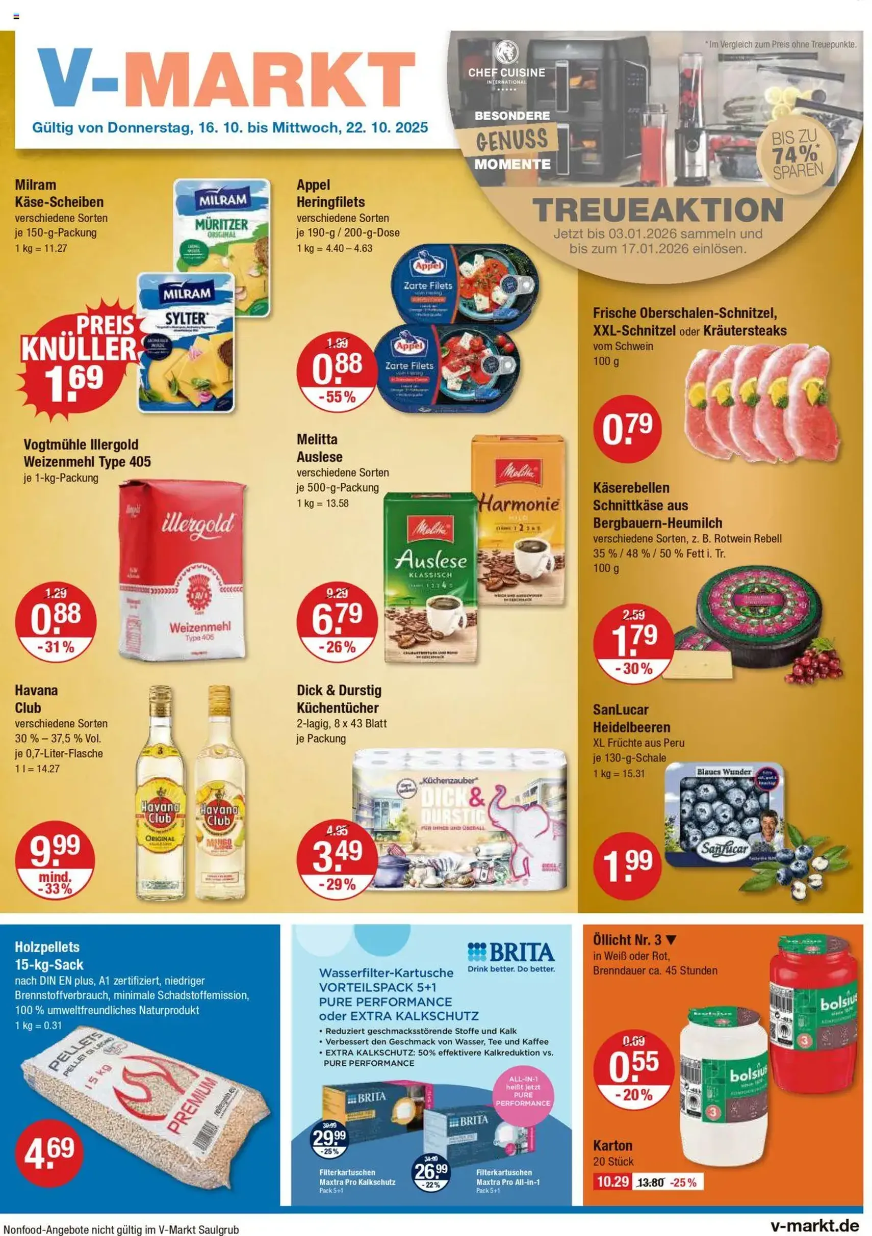 V-Markt - Hallertau / Oberpfalz - Gültiger Prospekt ab 16.10.2025, Seite 1 von insgesamt 26