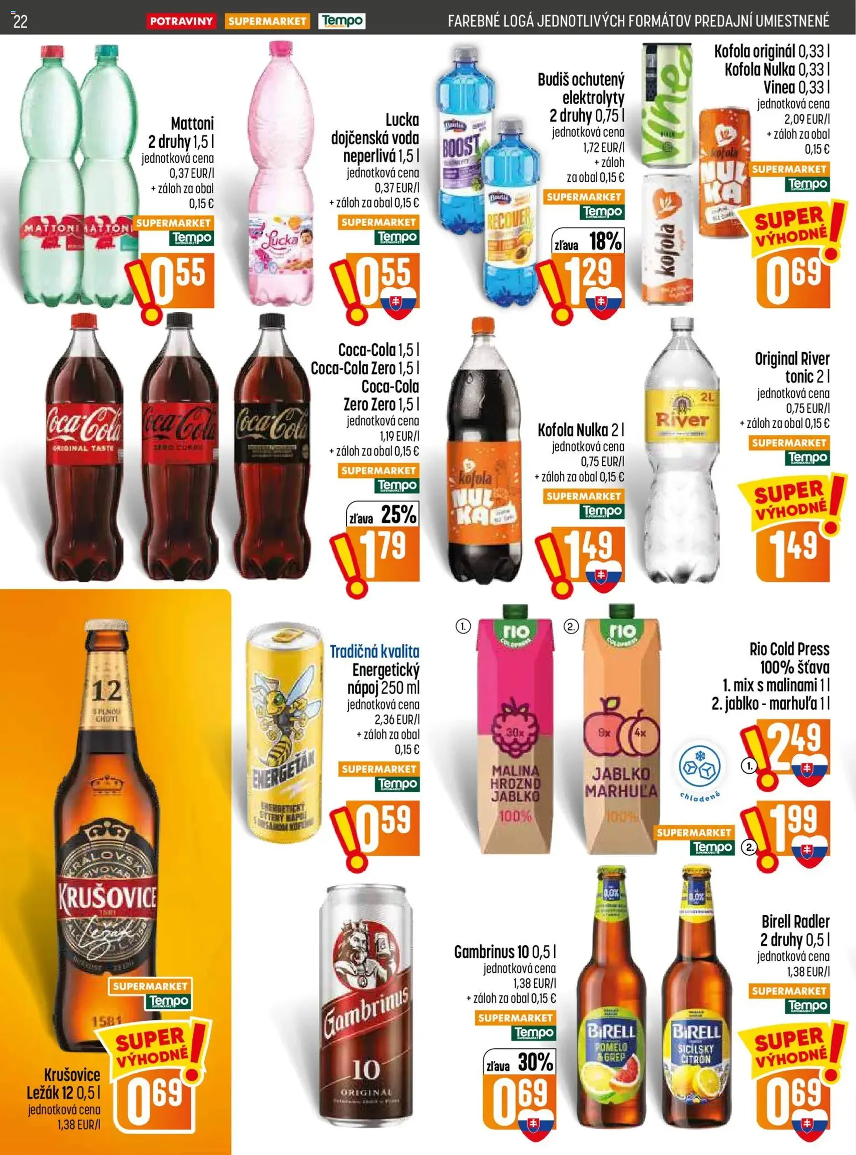 COOP Jednota leták - platný leták od 06.08.2026 strana 22 z 28