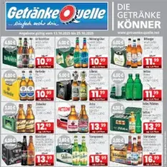Getränke Quelle Prospekt - Prospekt Vorschau gültig ab 13.10.2025