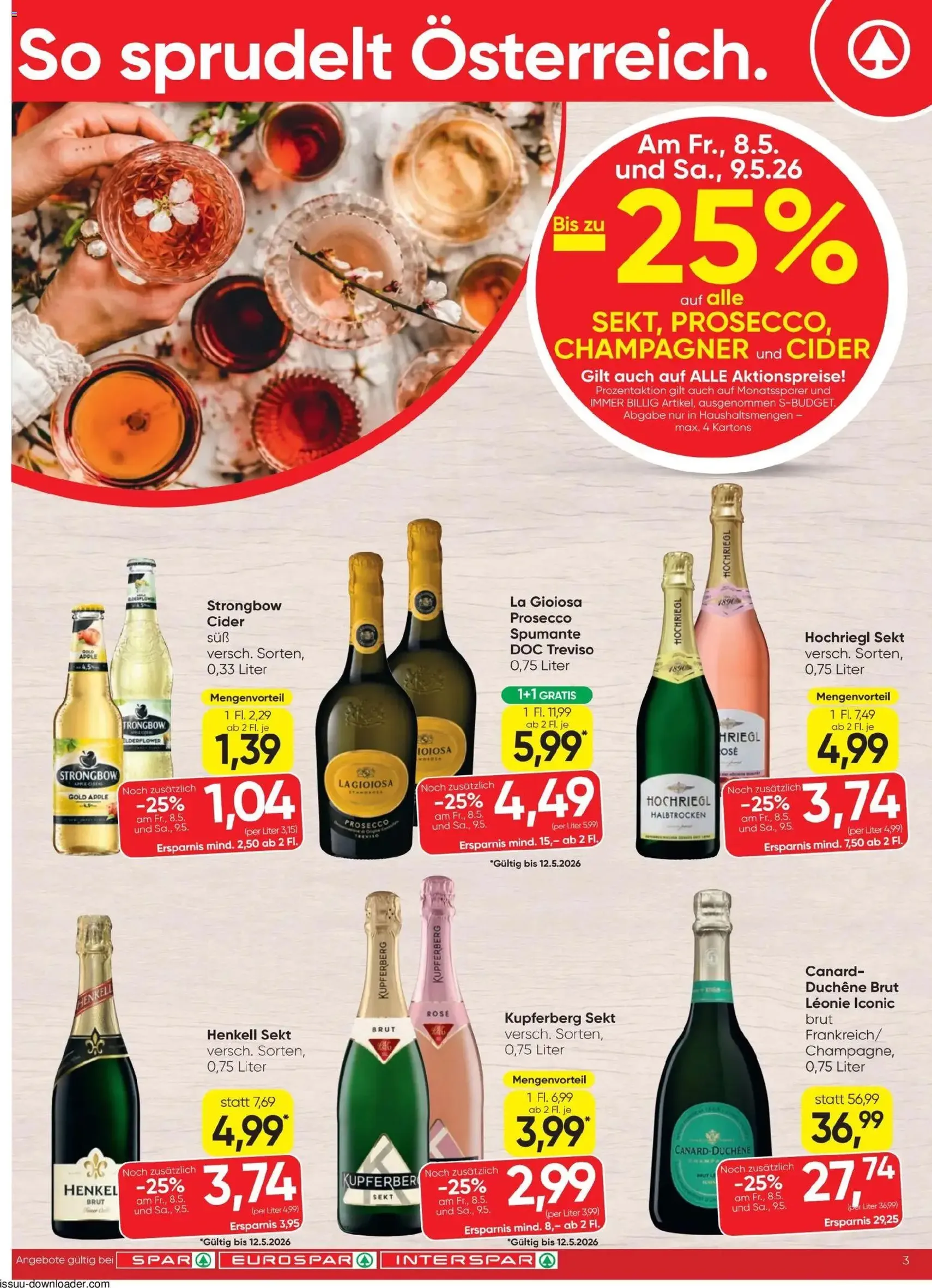 Spar - Flugblatt - Gültiger Prospekt ab 07.05.2026, Seite 3 von insgesamt 20
